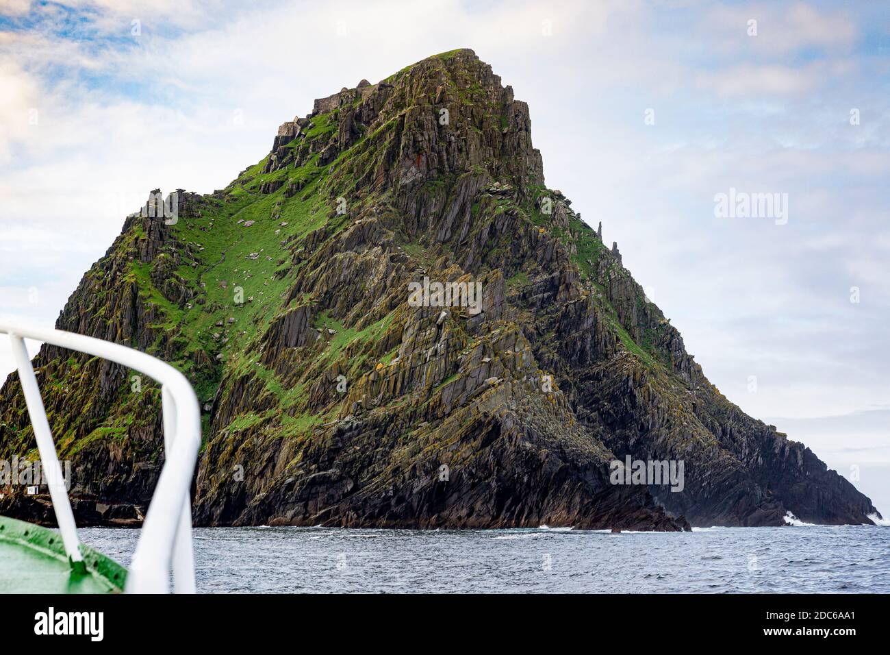 Skellig Michael, Skellig Rock au large de la côte du comté de Kerry, Irlande Banque D'Images