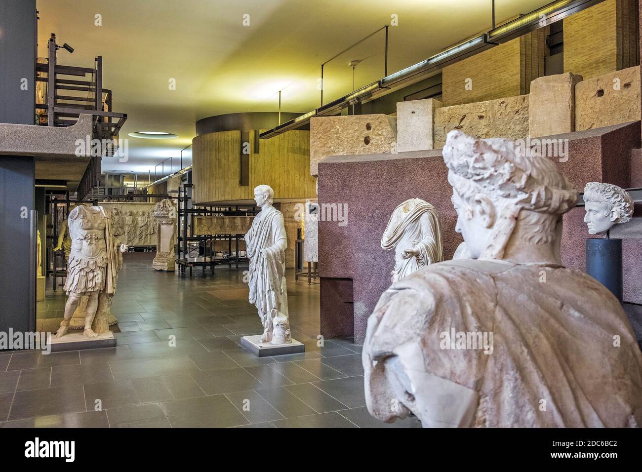 Rome, Cité du Vatican / Italie - 2019/06/15: Expositions d'art de sculpture au Musée Pie-chrétien -Museo Pio Cristiano - fait partie des musées du Vatican Banque D'Images