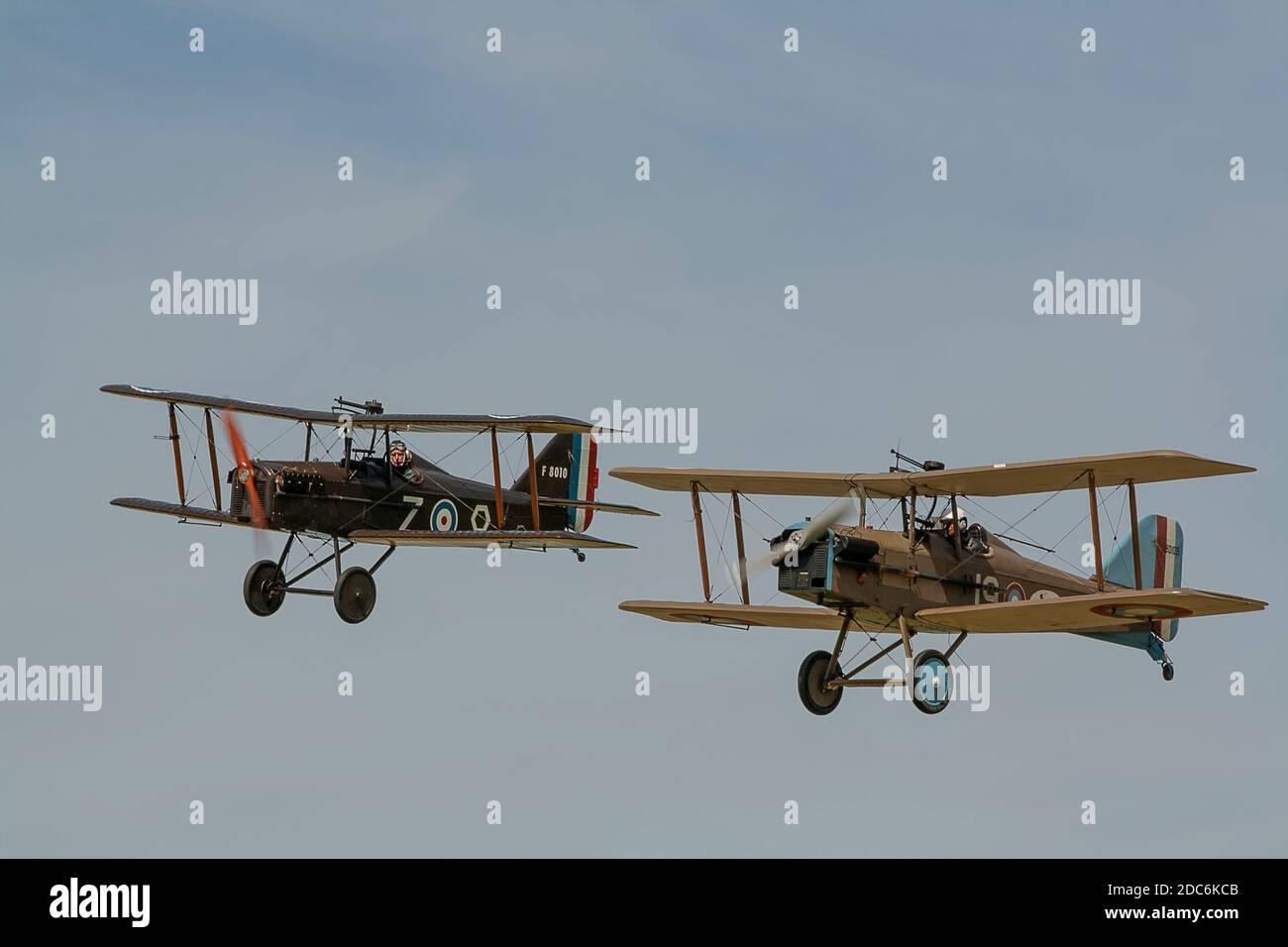 Une réplique de l'avion de chasse SE5 de la Royal Aircraft Factory Banque D'Images