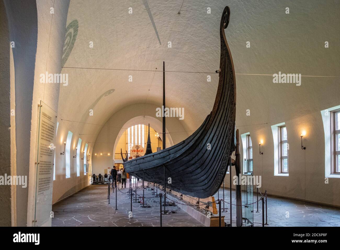 Oslo, Ostlandet / Norvège 2019/08/31 Navire Oseberg excavé sur le site archéologique d