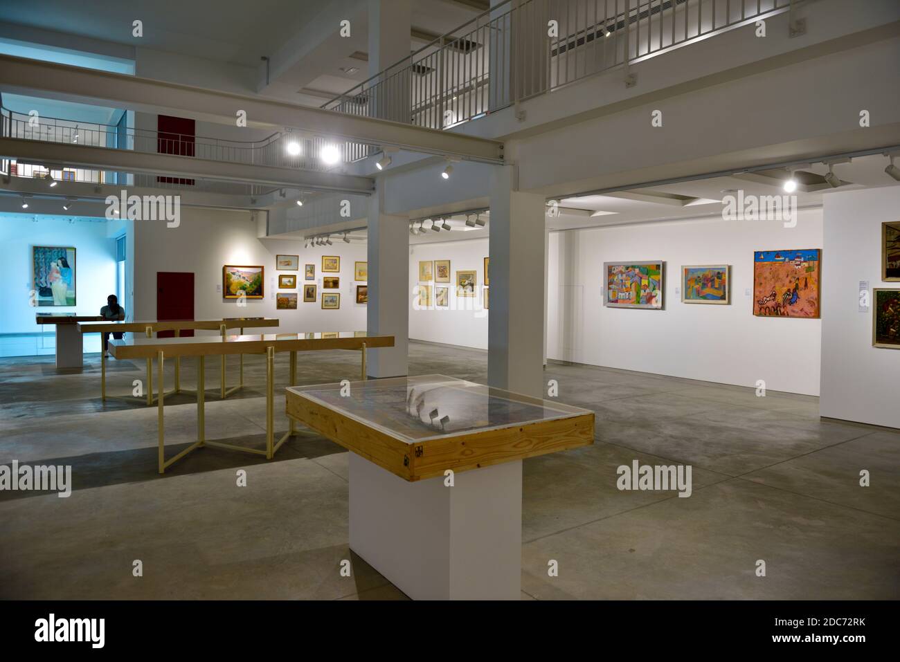 Intérieur du bâtiment de la Galerie d'art contemporain, Nicosie, Chypre grecque Banque D'Images