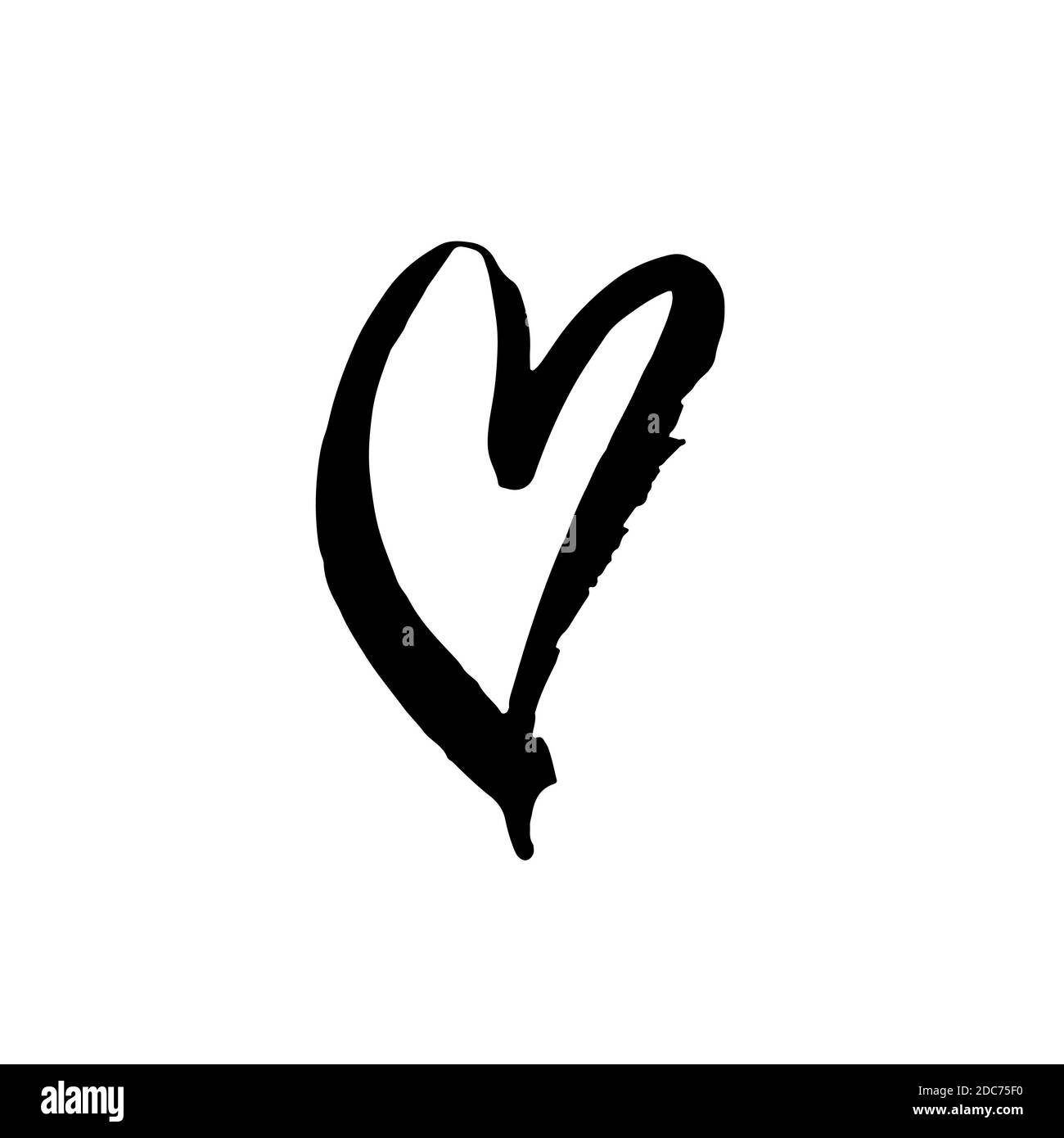 Grunge cœur. Valentine day imprimer. Vector illustration. Illustration de Vecteur Grunge cœur. Valentine day imprimer. Vector illustration. Illustration de Vecteur