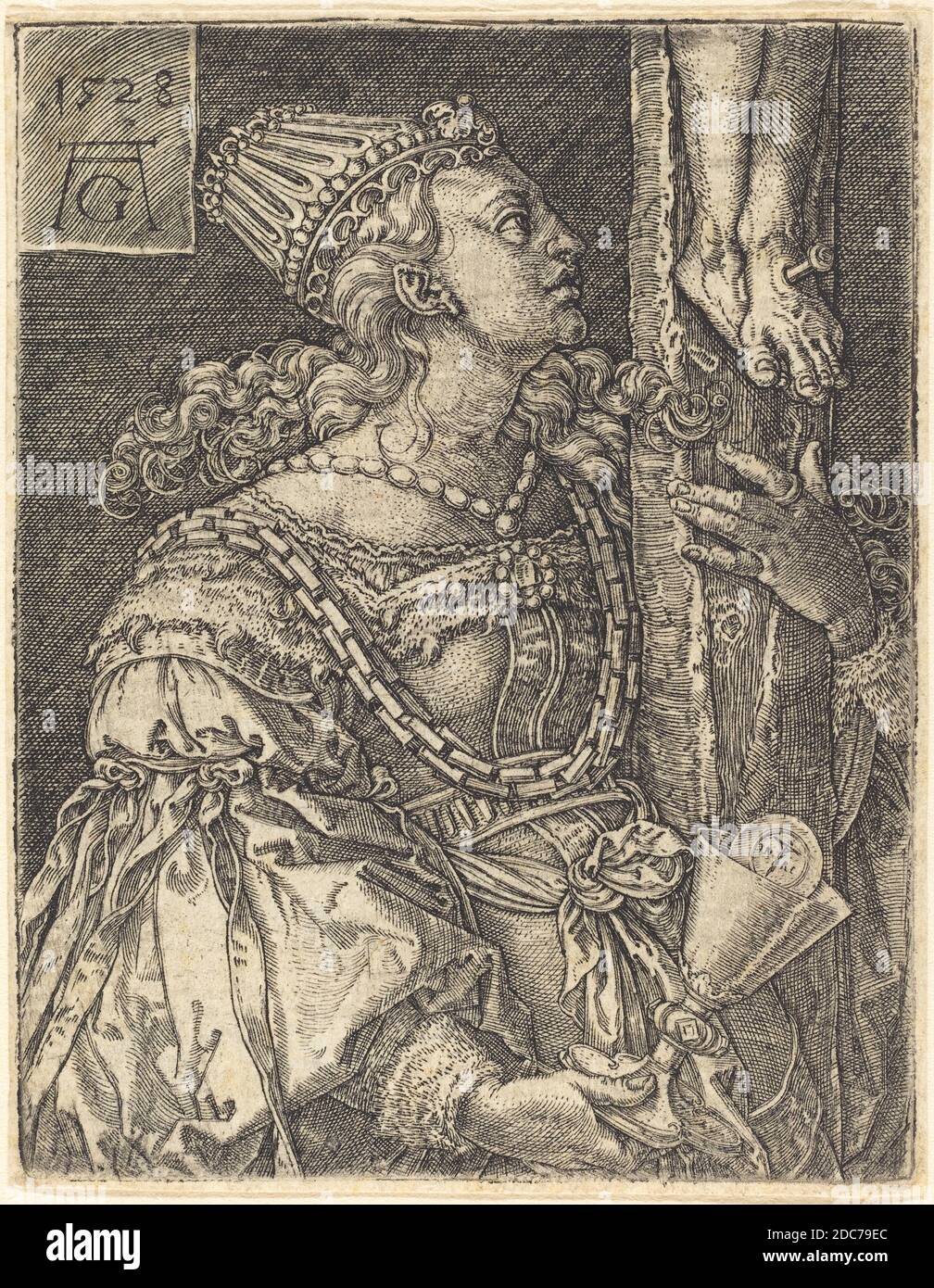 Heinrich Aldeverver, (artiste), allemand, 1502 - 1555/1561, Faith, 1528 Banque D'Images