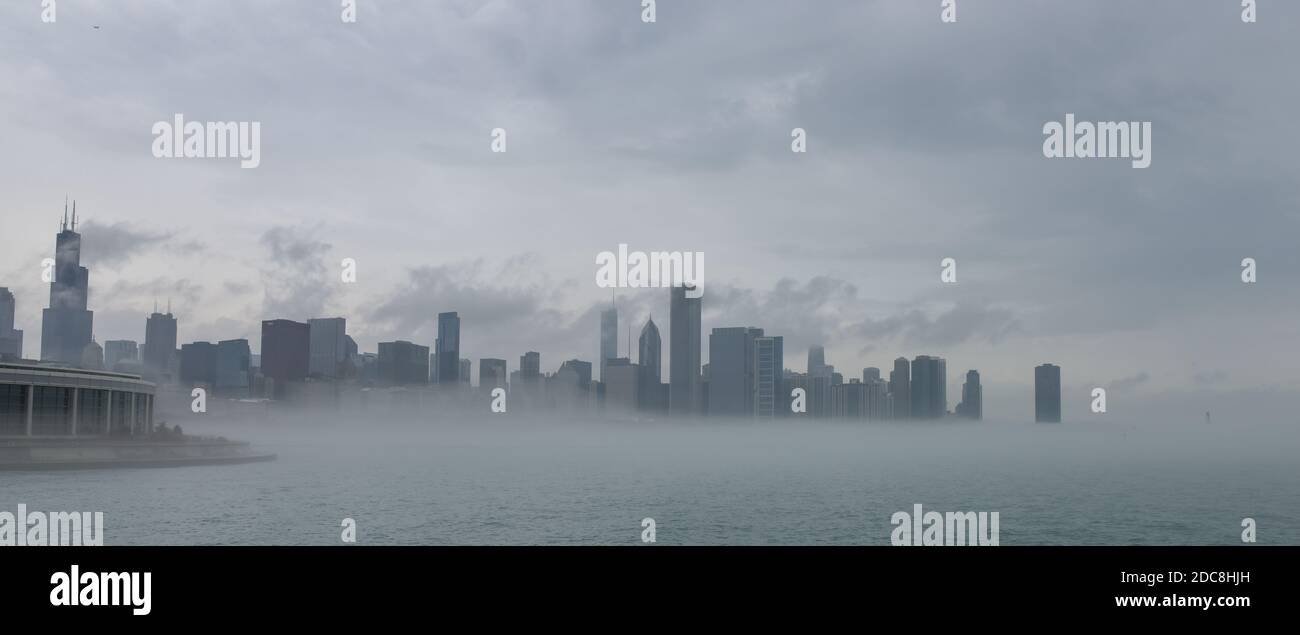 Vue sur la ville le long du front de mer Banque D'Images