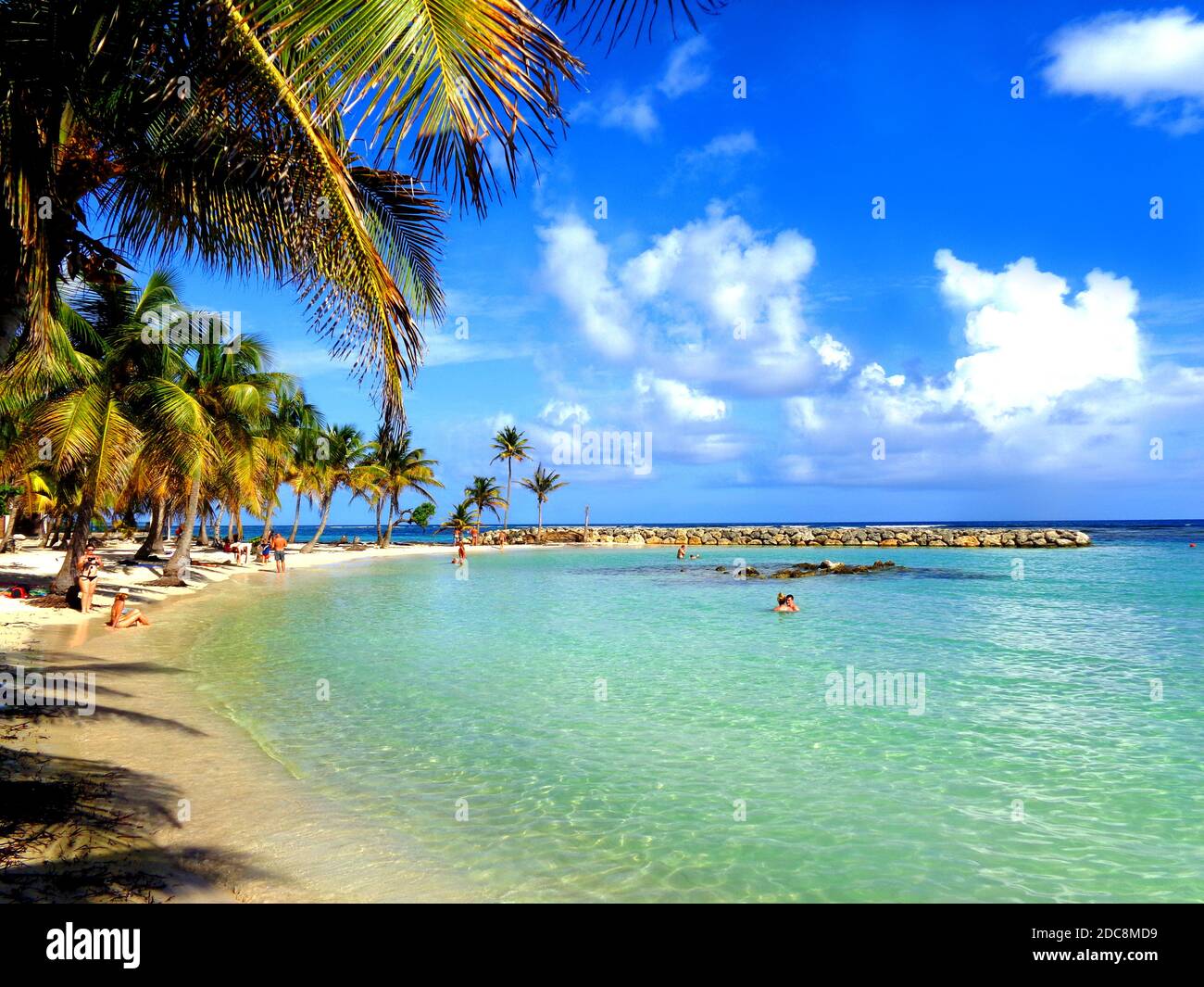 'Plage du Bourg' à SainteAnne, Guadeloupe Photo Stock Alamy