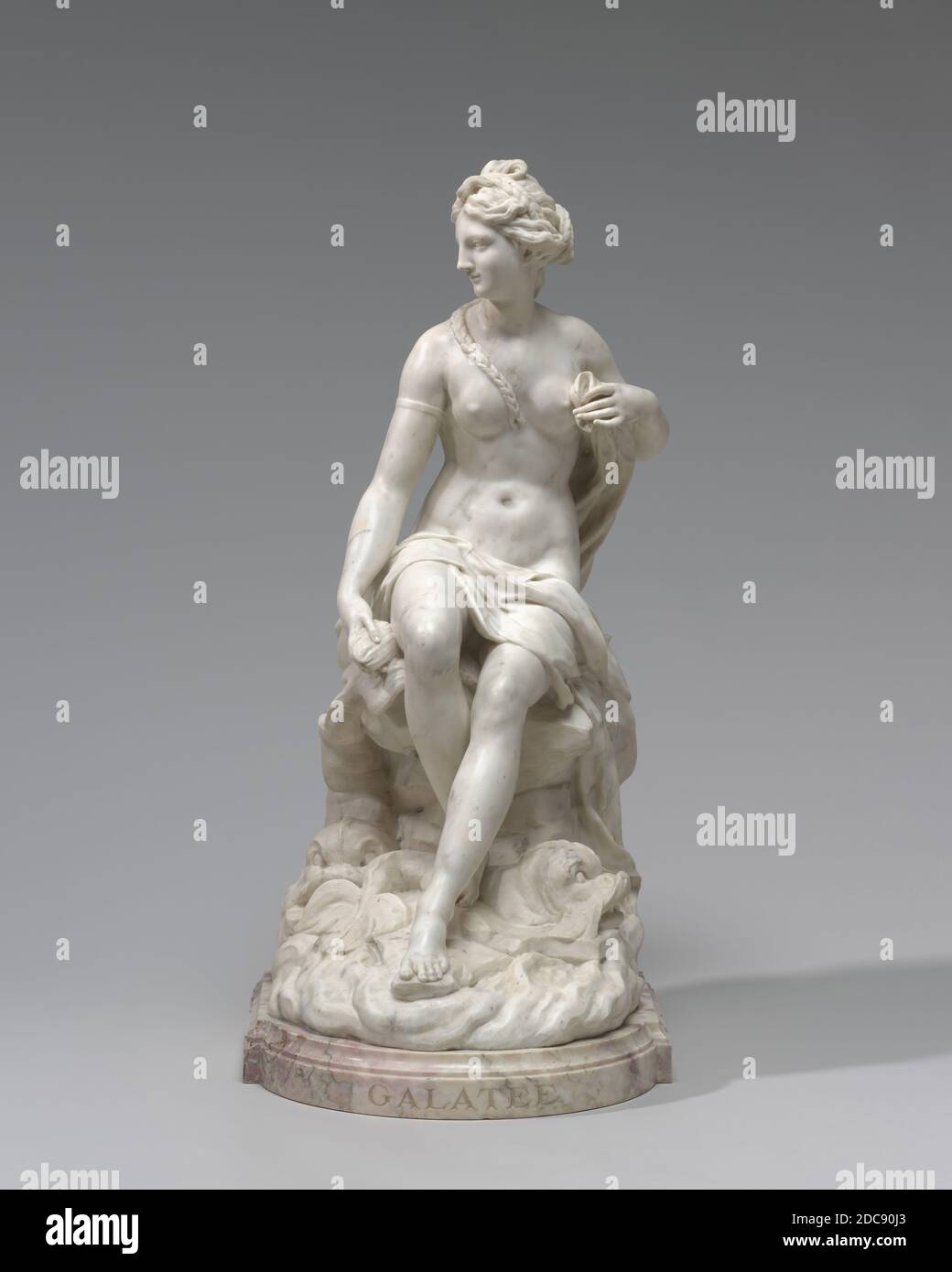Robert le Lorrain, (artiste), français, 1666 - 1743, Galatea, 1701, marbre, total: 75.1 x 37.7 x 45.1 cm (29 9/16 x 14 13/16 x 17 3/4 po), poids brut: 207 lb. (93.895 kg Banque D'Images