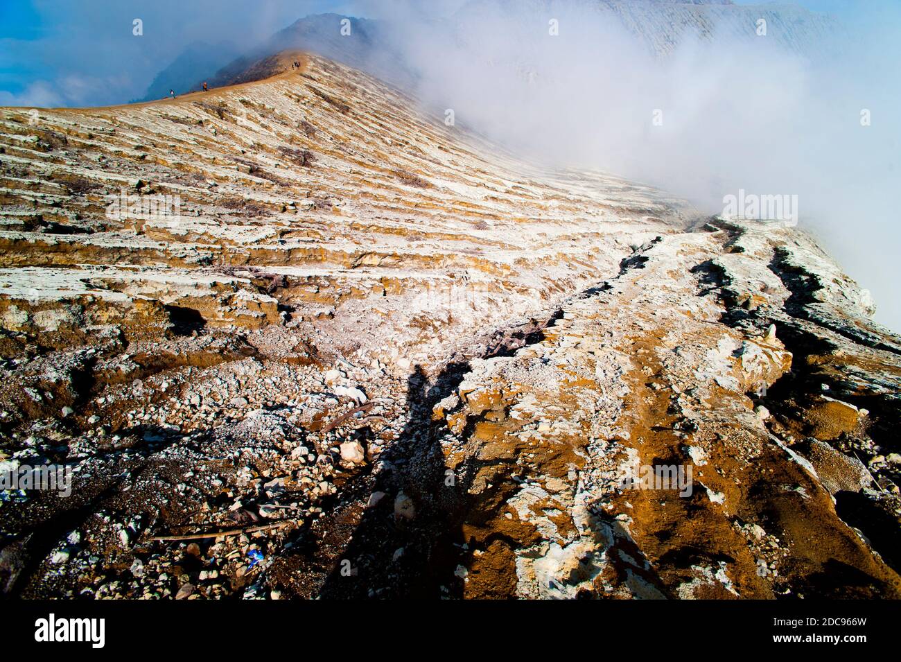 Volcan Kawah Ijen, Java, Indonésie, Asie Banque D'Images