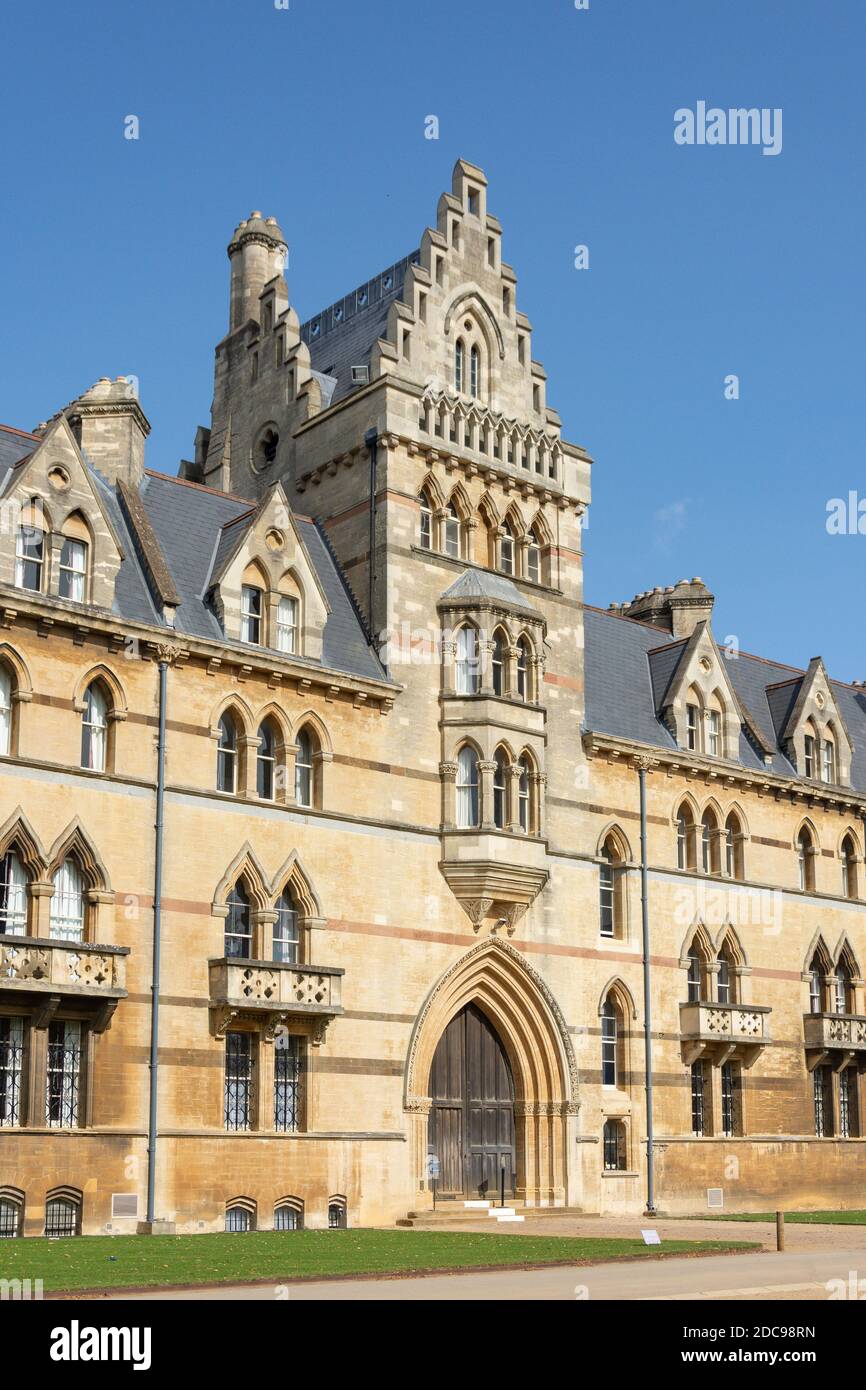 The Meadow Building, Christ Church College, Université d'Oxford, St Algate's, Oxford, Oxfordshire, Angleterre, Royaume-Uni Banque D'Images