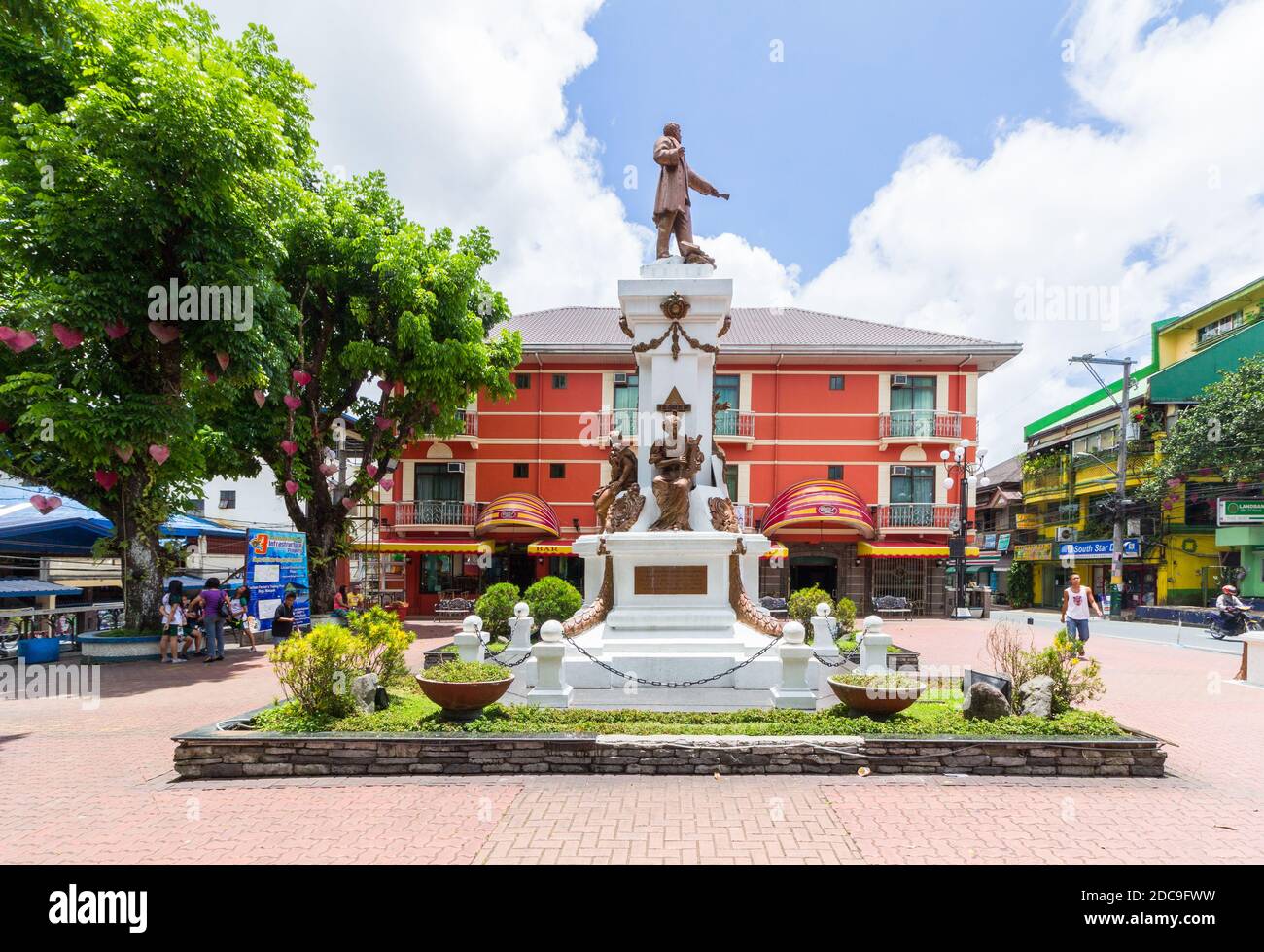 Le monument du parc Rizal à Lucban, Quezon, Philippines Banque D'Images