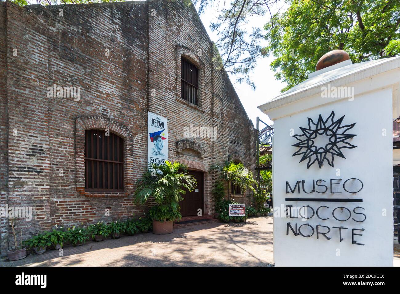 L'ancienne tabacalera est maintenant le Museo Ilocos Norte à Laoag City, Philippines Banque D'Images