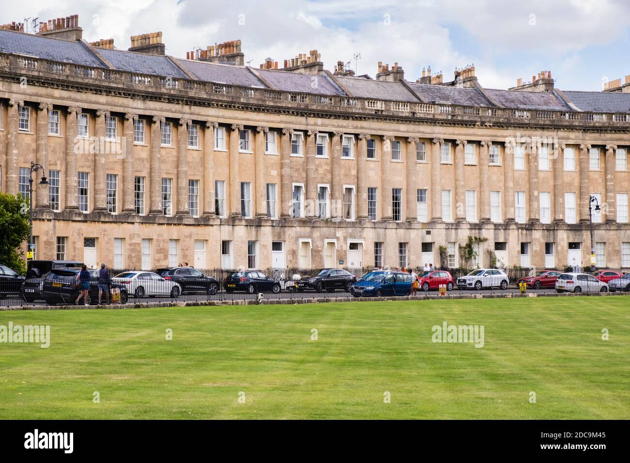 The Royal Crescent, Bath, Somerset, Angleterre, GB, Royaume-Uni Banque D'Images