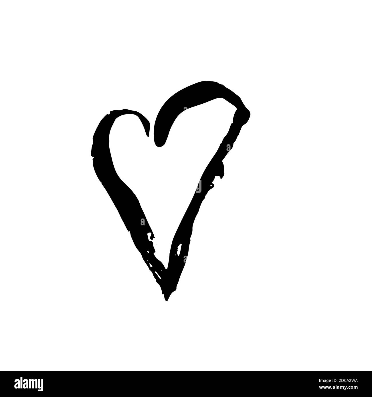 Grunge cœur. Valentine day imprimer. Vector illustration. Illustration de Vecteur Grunge cœur. Valentine day imprimer. Vector illustration. Illustration de Vecteur