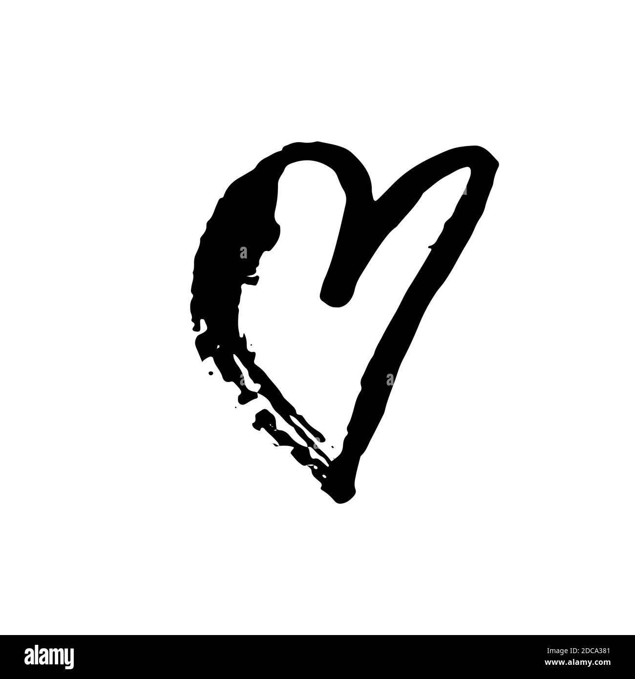 Grunge cœur. Valentine day imprimer. Vector illustration. Illustration de Vecteur Grunge cœur. Valentine day imprimer. Vector illustration. Illustration de Vecteur