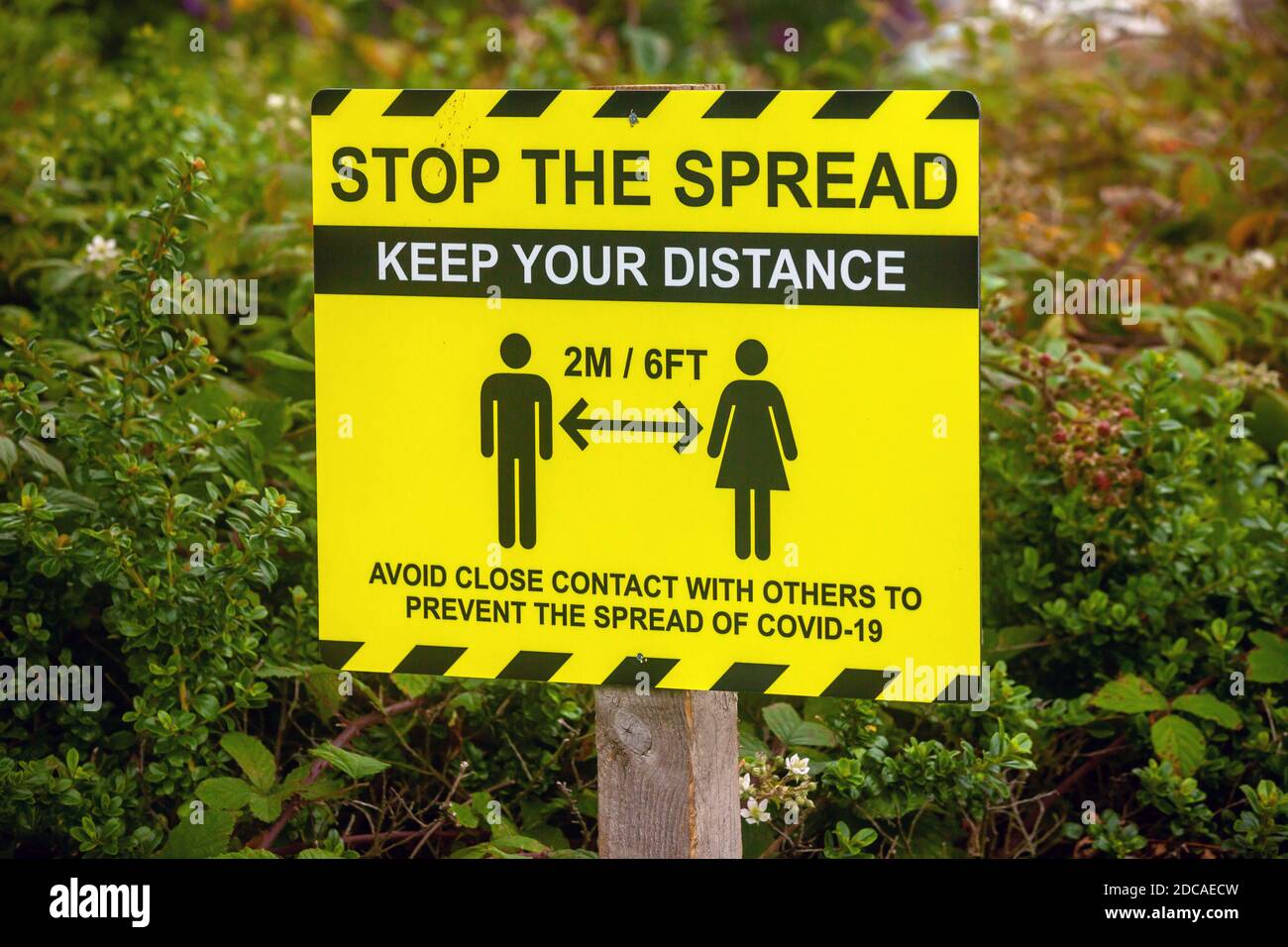 Arrêter le panneau d'épandage pour les secoueurs Banque D'Images