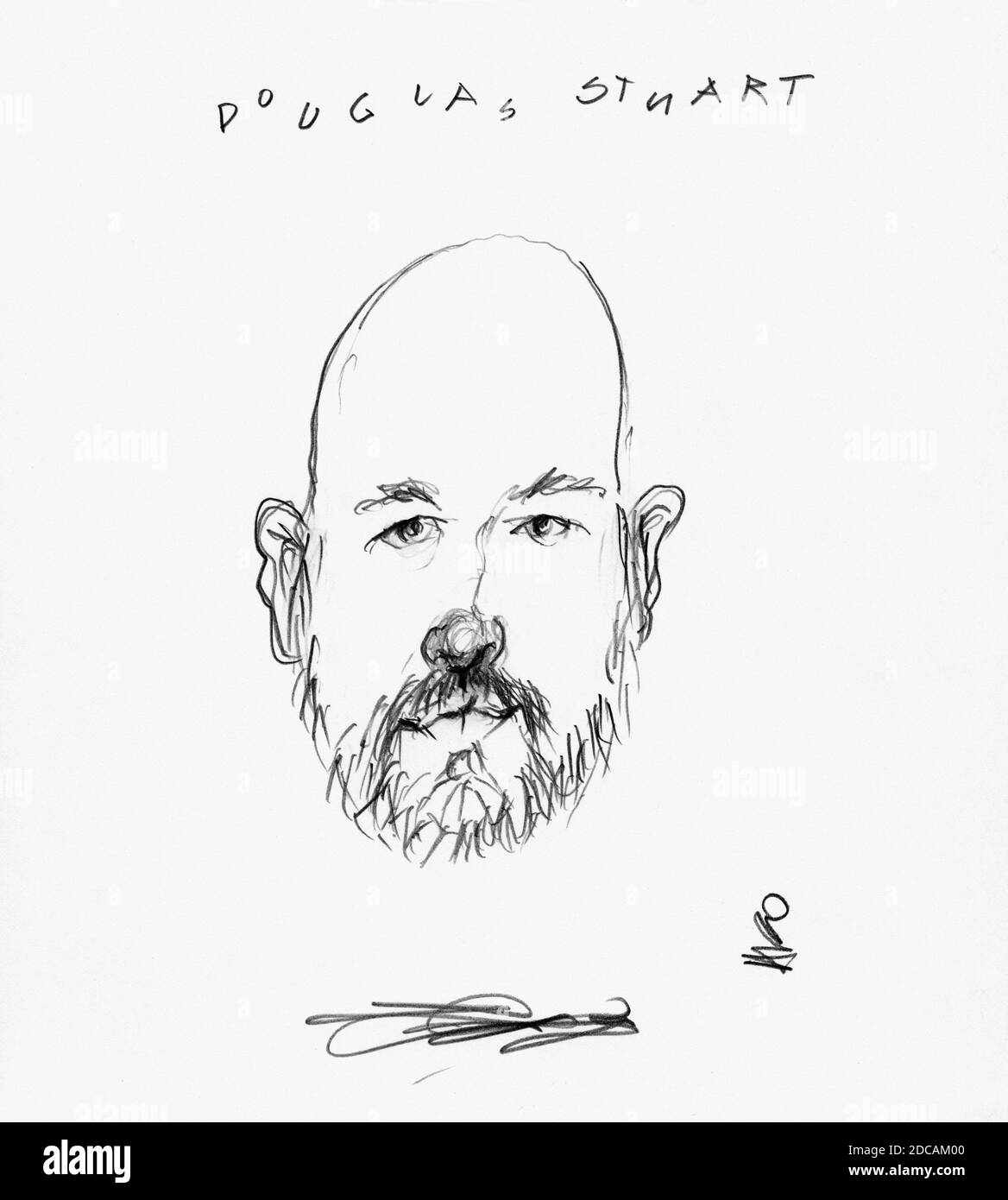 Portrait de Douglas Stuart Banque D'Images