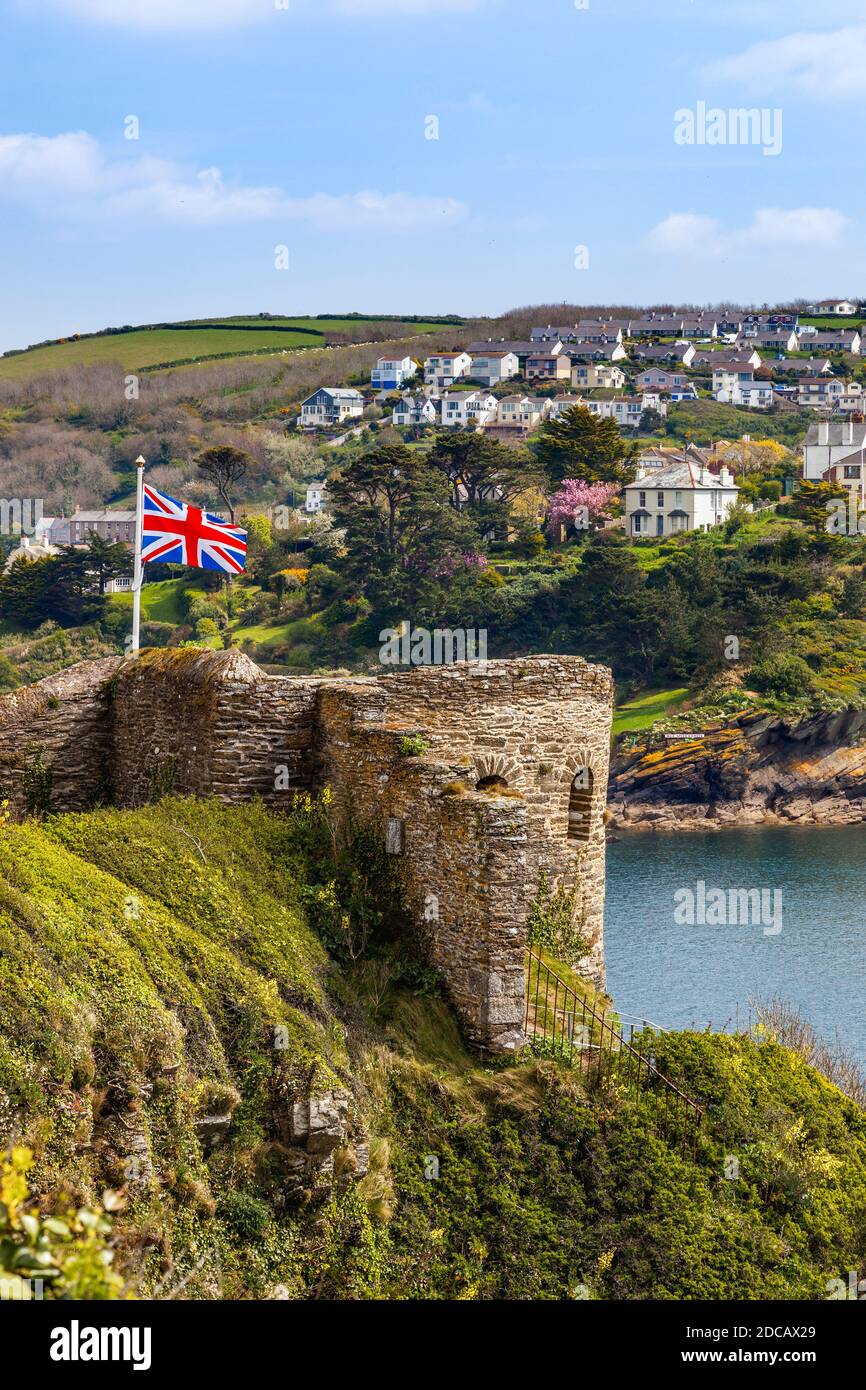 Château de St Catherine, Fowey, Cornwall, UK Banque D'Images