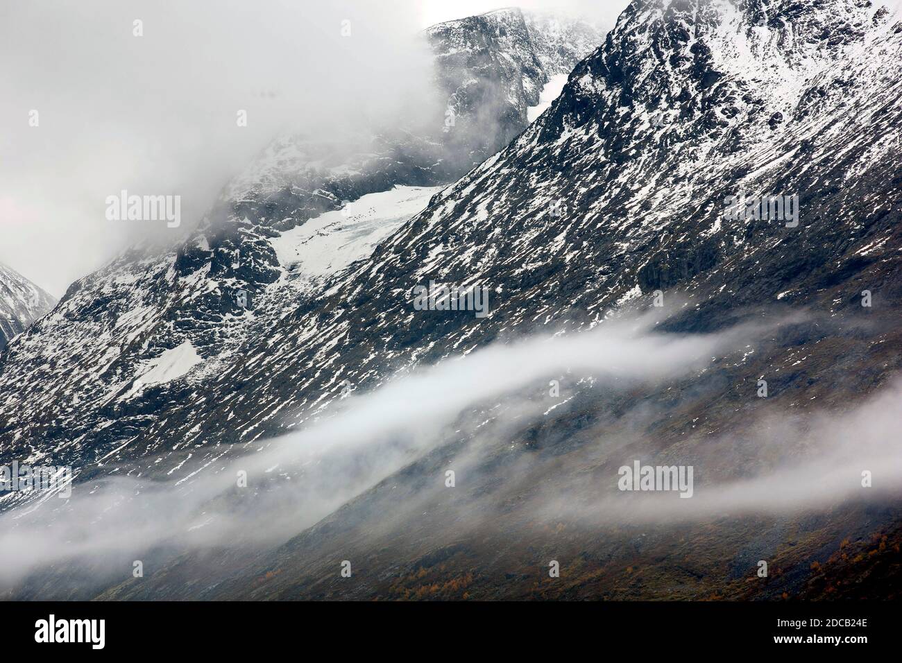 Paysage de montagne Jotunheimen, Norvège, Opdall Banque D'Images