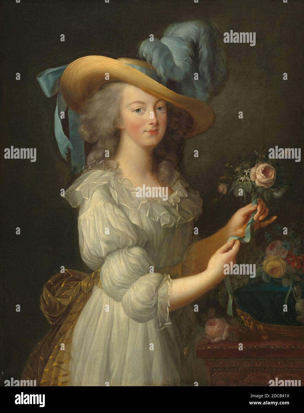 Artiste anonyme, (peintre), Élisabeth Louise Vigée le Brun, (artiste après), Français, 1755 - 1842, Marie-Antoinette, après 1783, huile sur toile, total: 92.7 x 73.1 cm (36 1/2 x 28 3/4 po), encadré: 137.8 x 106.4 cm (54 1/4 x 41 7/8 po Banque D'Images