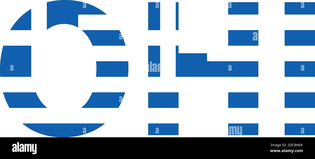 OHI Day ou Oxi Day (grec Επέτειος του Όχι) « anniversaire du non » est célébré le 28 octobre en Grèce Et Chypre Illustration de Vecteur