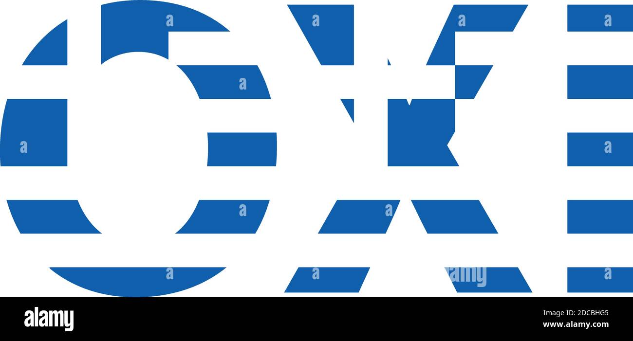 OHI Day ou Oxi Day (grec Επέτειος του Όχι) « anniversaire du non » est célébré le 28 octobre en Grèce Et Chypre Illustration de Vecteur