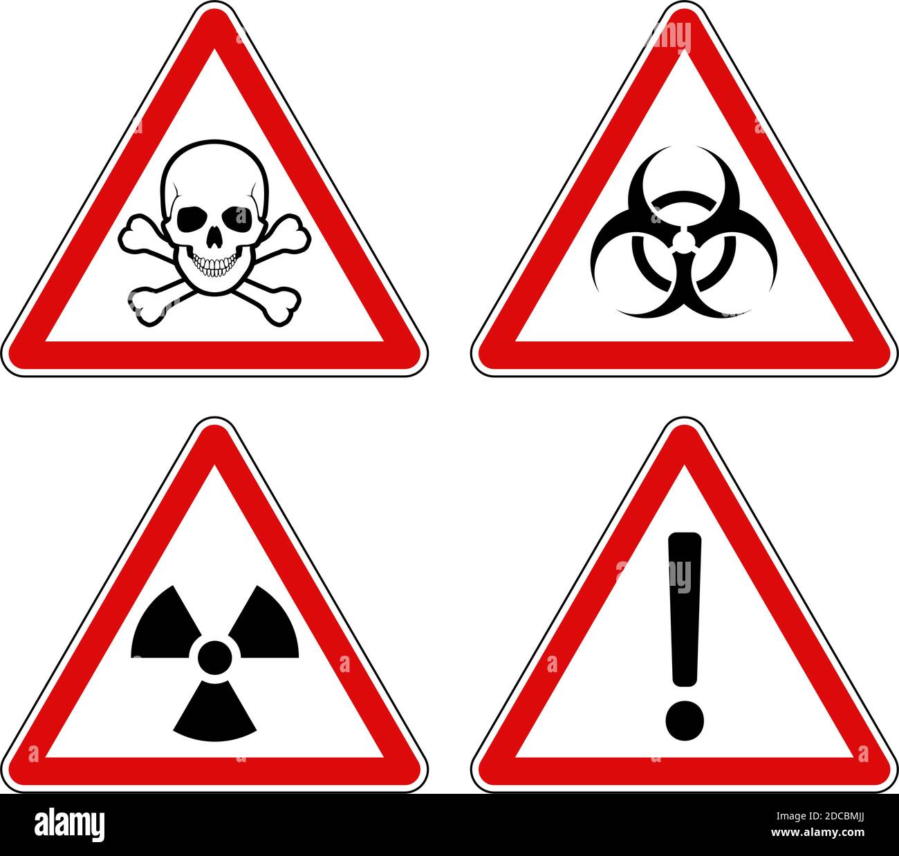 Triangle d'avertissement ou de signalisation routière de danger avec cadre rouge illustration Illustration de Vecteur Triangle d'avertissement ou de signalisation routière de danger avec cadre rouge illustration Illustration de Vecteur