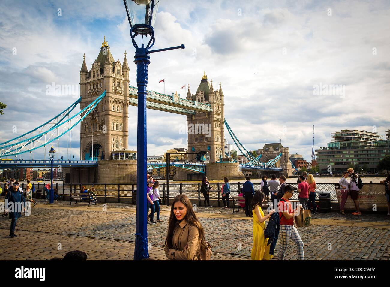 Grande-Bretagne / Angleterre / Londres / vue de la Tour de Londres à Tower Bridge . Banque D'Images
