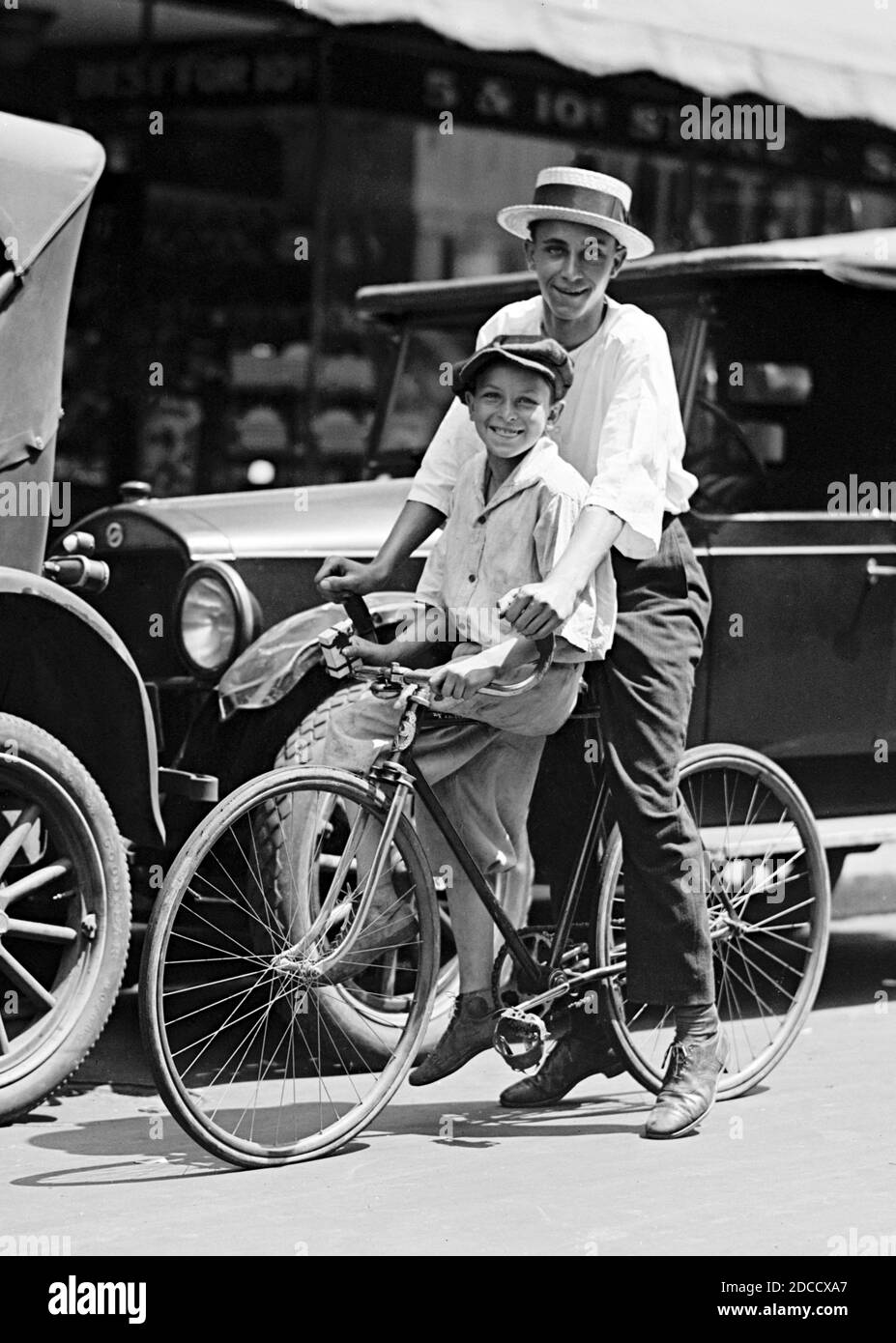 Buddy Bicycle, 1924 Banque D'Images