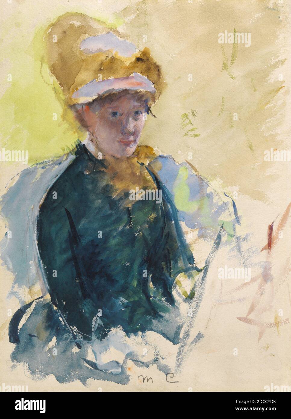 Mary Stevenson Cassatt, artiste américaine Banque D'Images