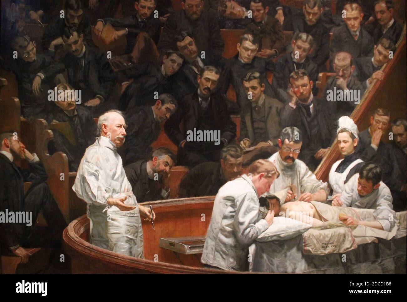 La clinique Agnew, 1889 Banque D'Images