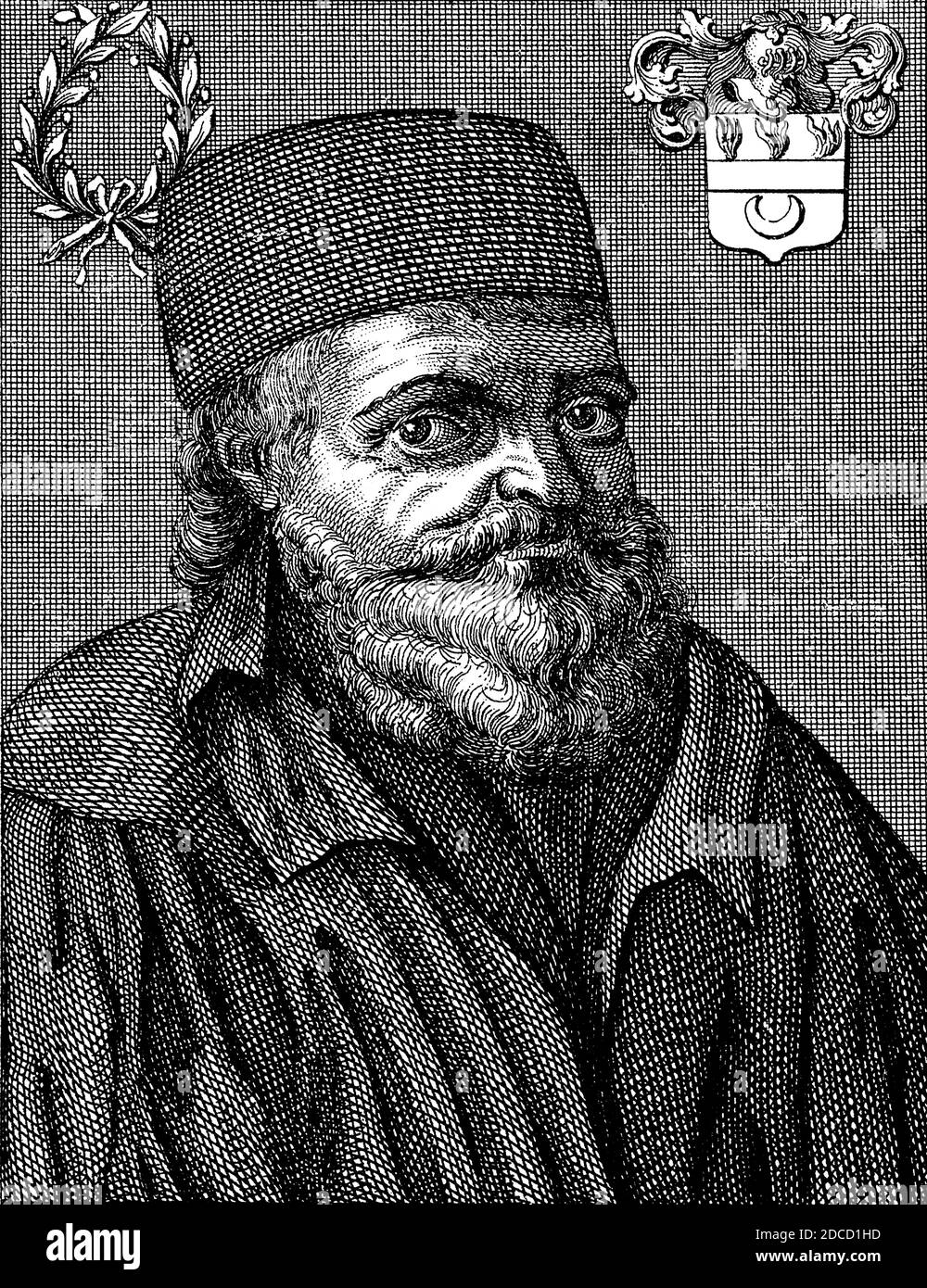 Nicolas Flamel, français Scribe Banque D'Images
