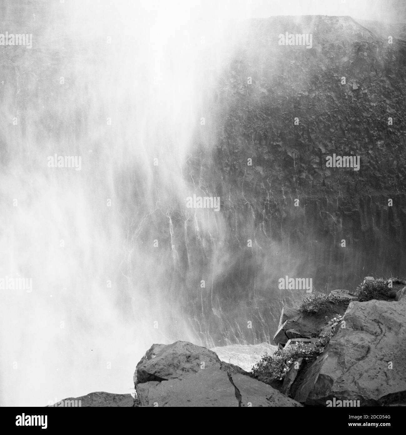 Cascade de Dettifoss, parc national de Vatnajökull, Islande Banque D'Images