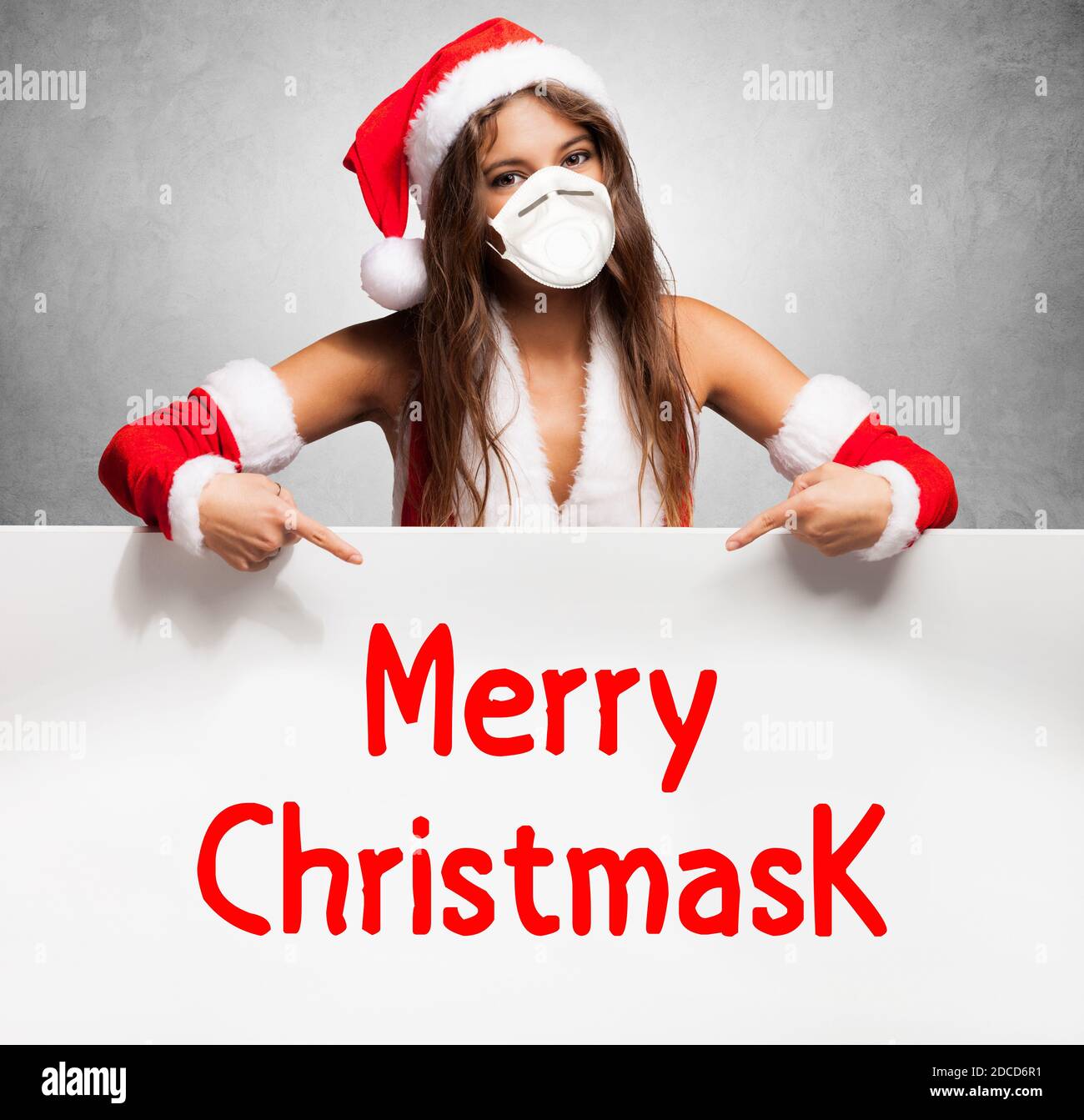 Joyeux Noel Drole De Blague Corinavirus Covid Pandemie Concept Photo Stock Alamy