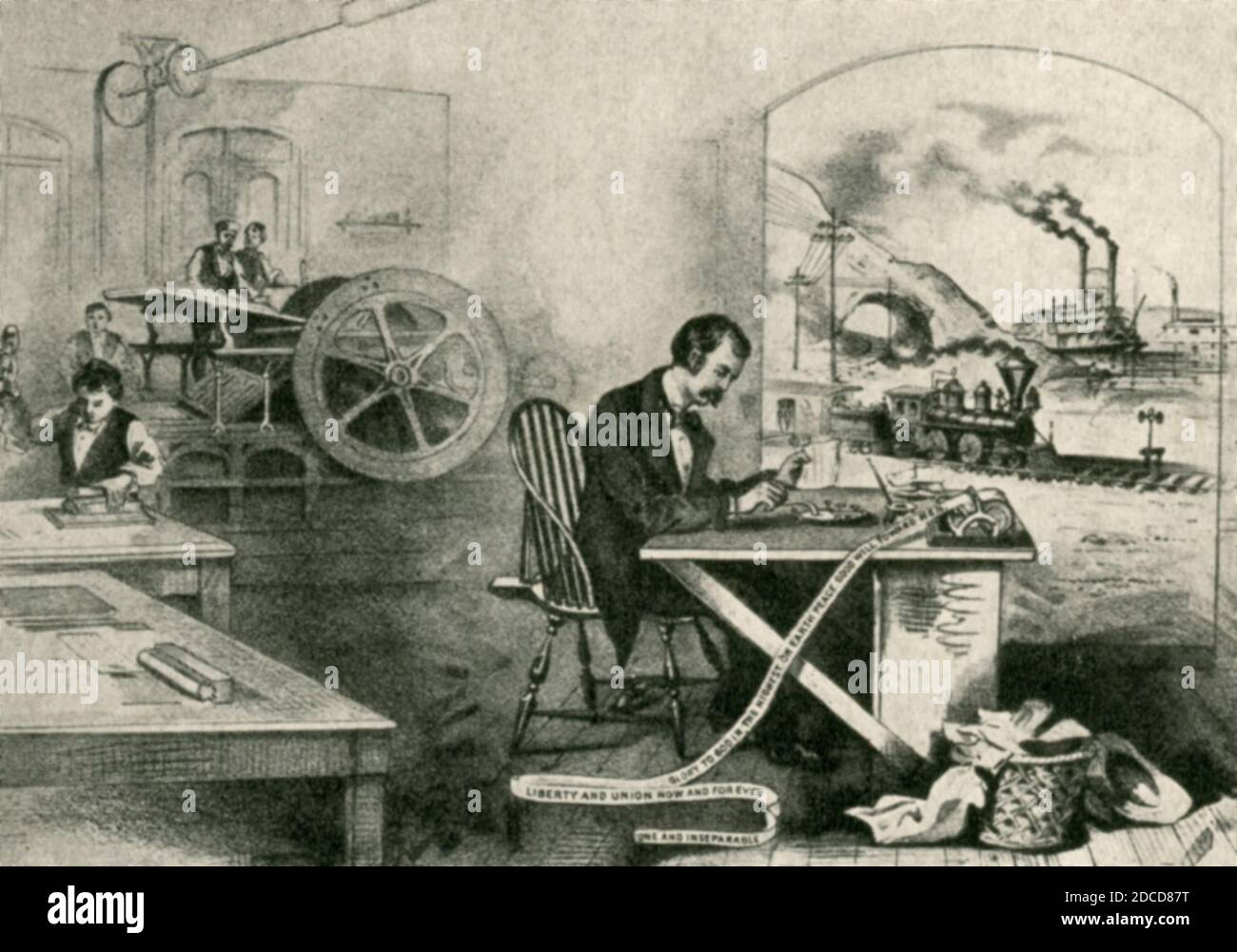 Des inventions de l'oeuvre Banque D'Images
