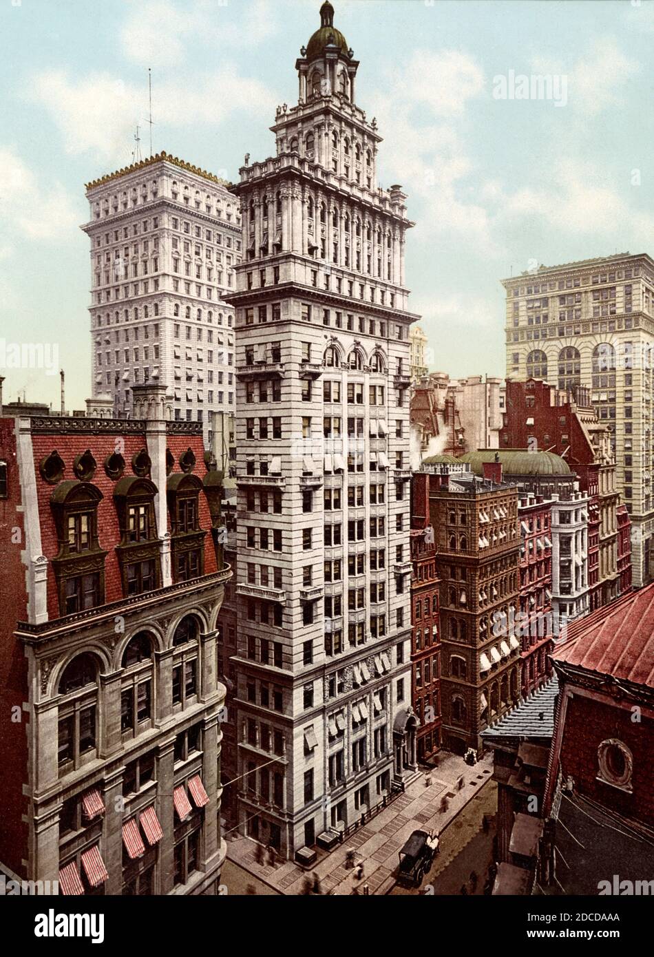 Bâtiment Gillender, New York, c. 1900 Banque D'Images