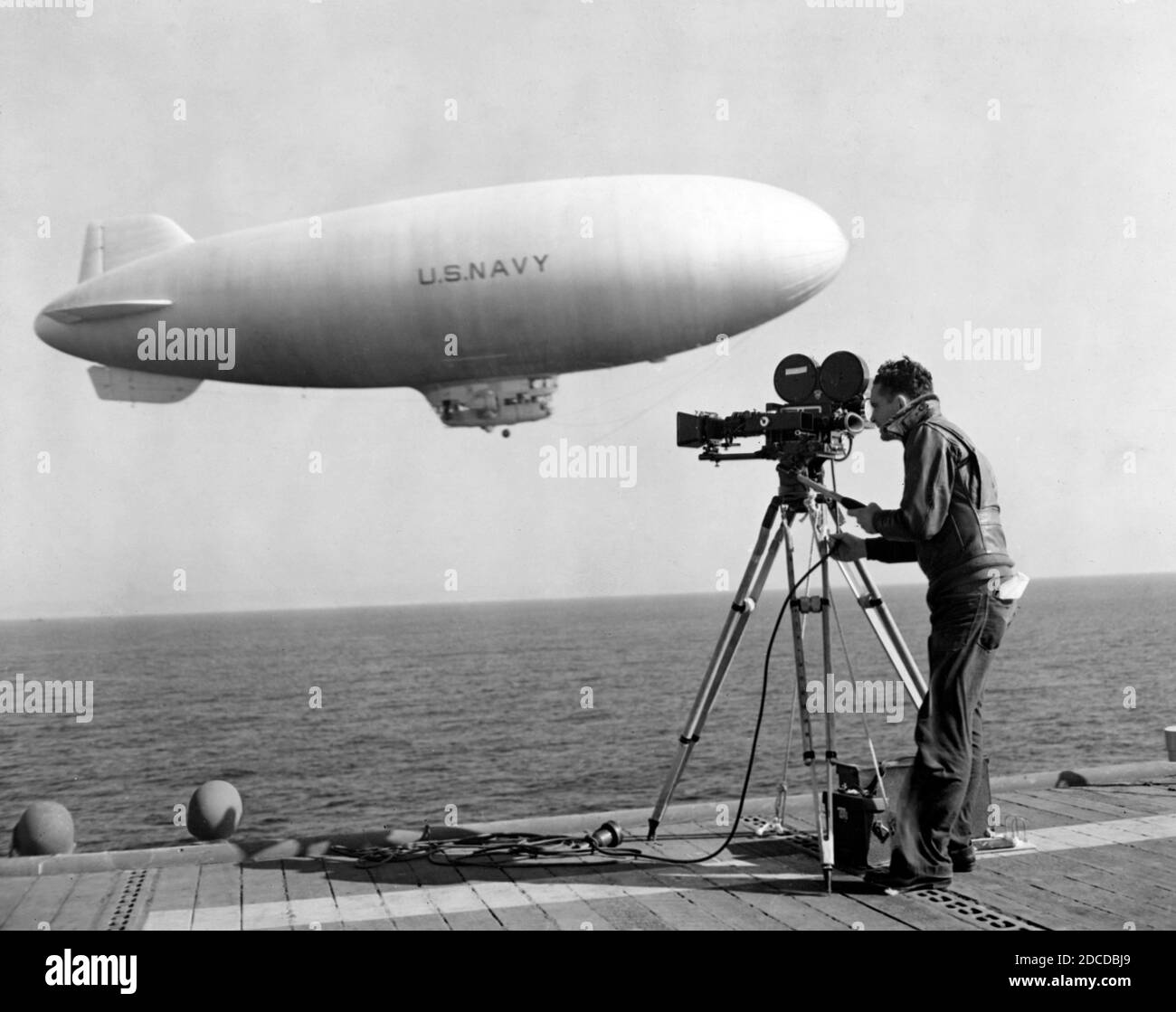 Deuxième Guerre mondiale, tournage des courses de torpilles aériennes Banque D'Images