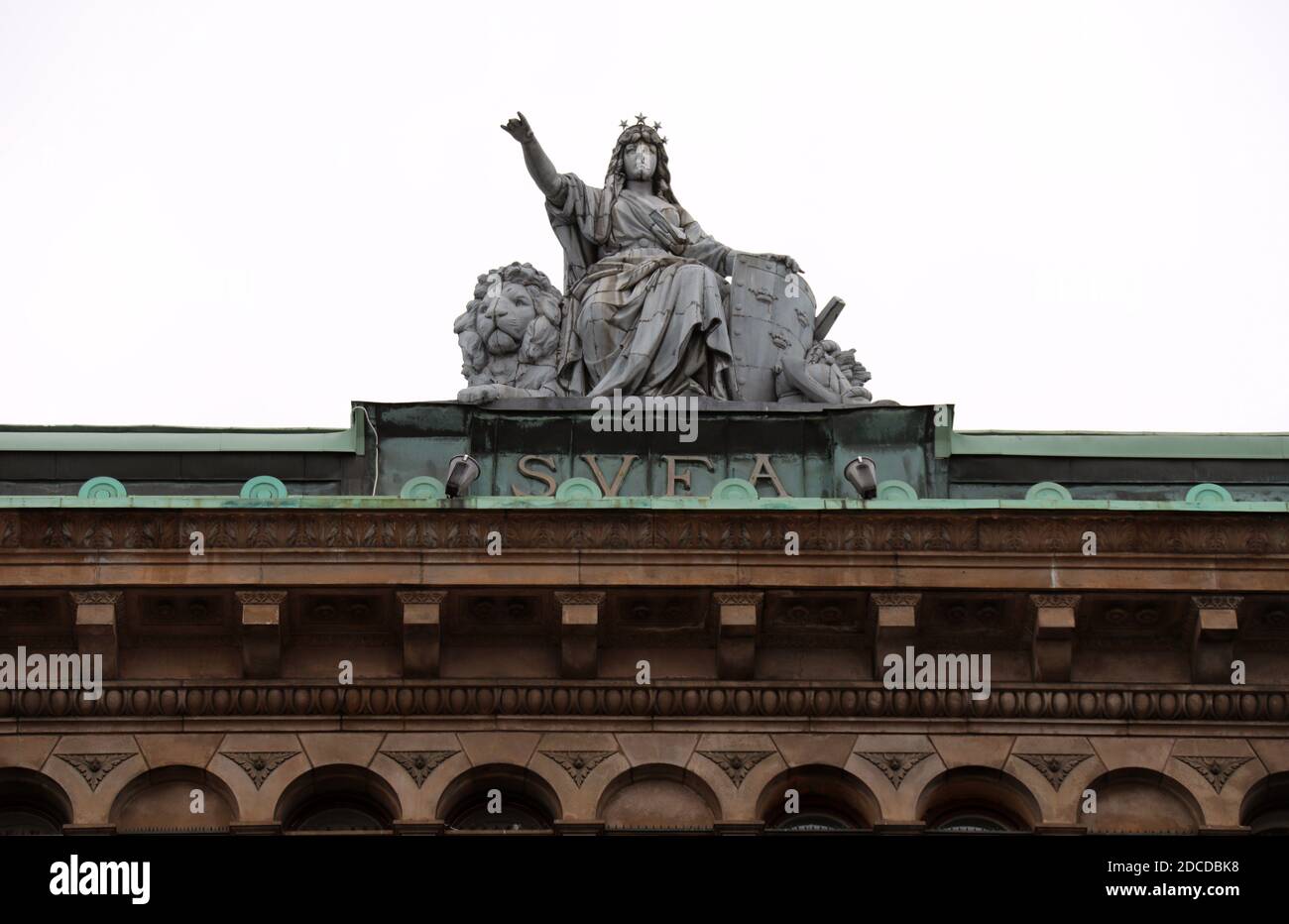 Sveahuset construit dans le style florentin de la Nouvelle Renaissance en 1889 À Göteborg Banque D'Images