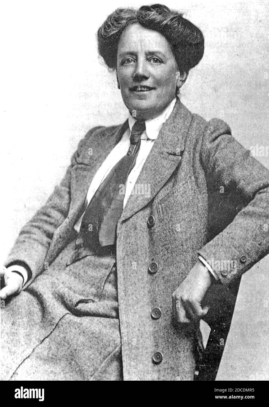 ETHEL SMYTH (1858-1944) compositeur anglais et membre éminent du mouvement du suffrage féminin en 1922. Banque D'Images