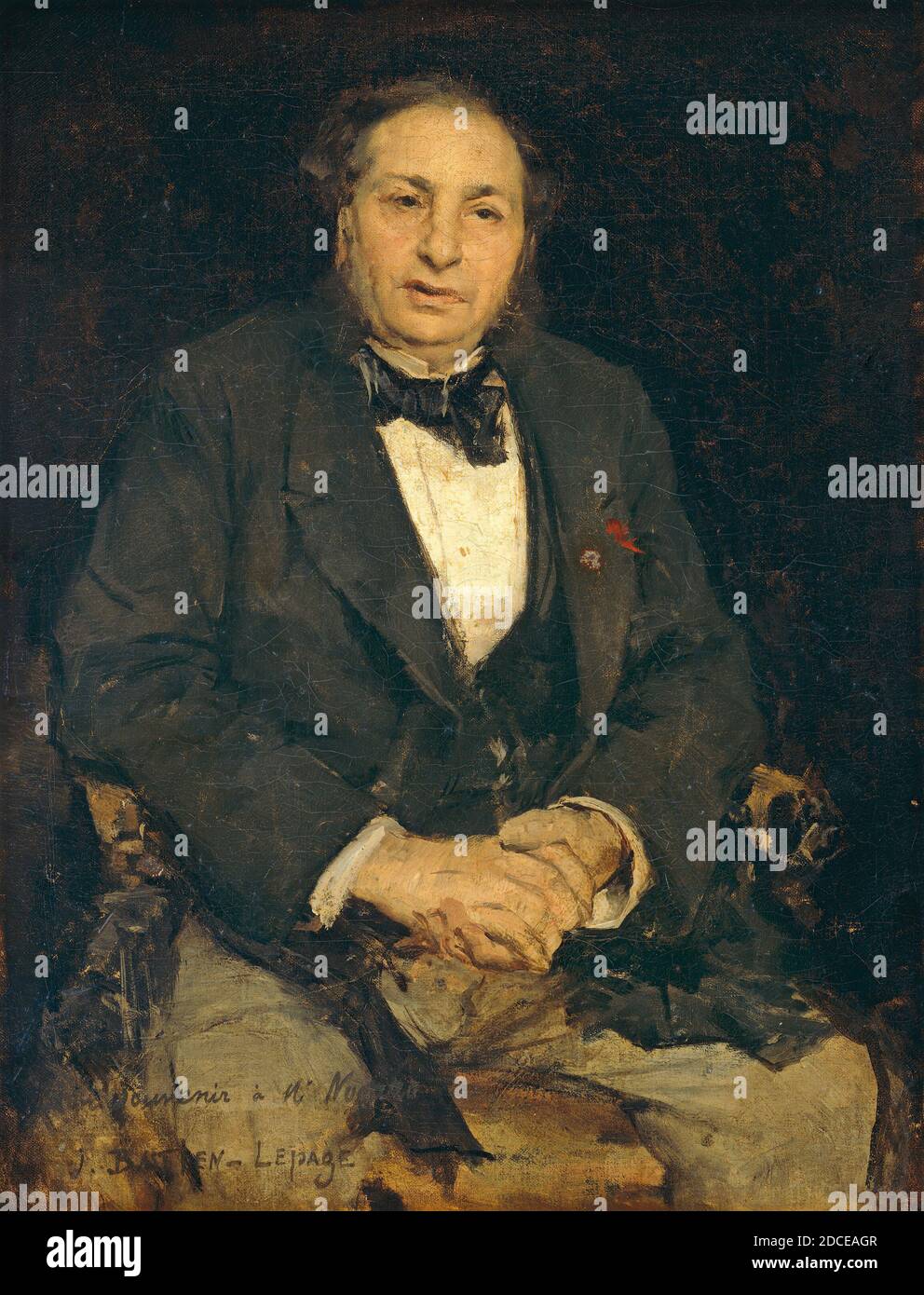 Jules Bastien-Lepage, (artiste), français, 1848 - 1884, Simon Hayem, 1875, huile sur toile, total: 40.5 x 32.6 cm (15 15/16 x 12 13/16 po), encadré: 62.2 x 53.3 cm (24 1/2 x 21 po Banque D'Images