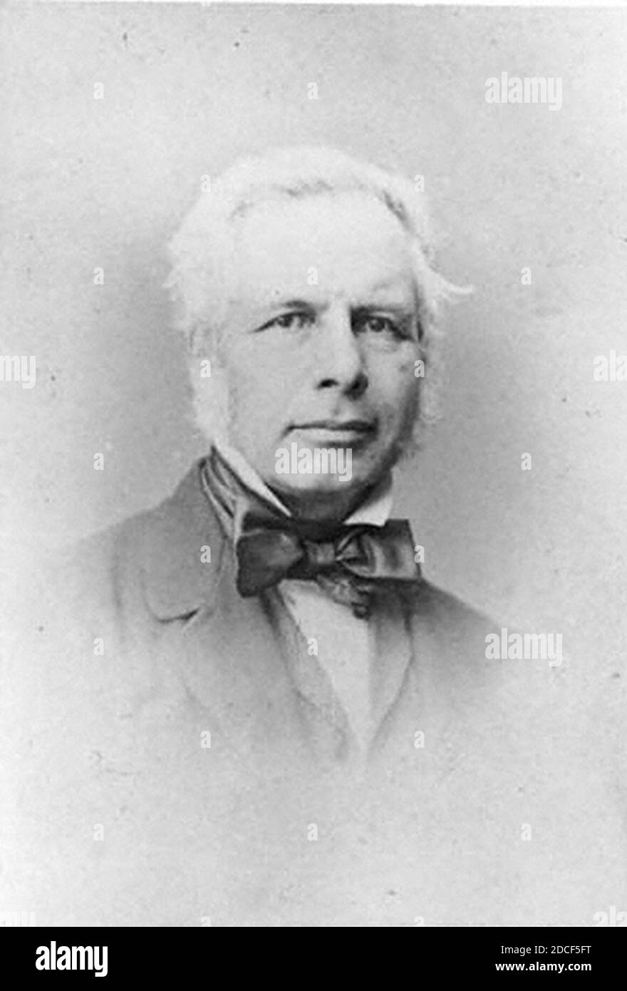 King Peter John Locke (1811-1885) par John & Charles Watkins. Banque D'Images