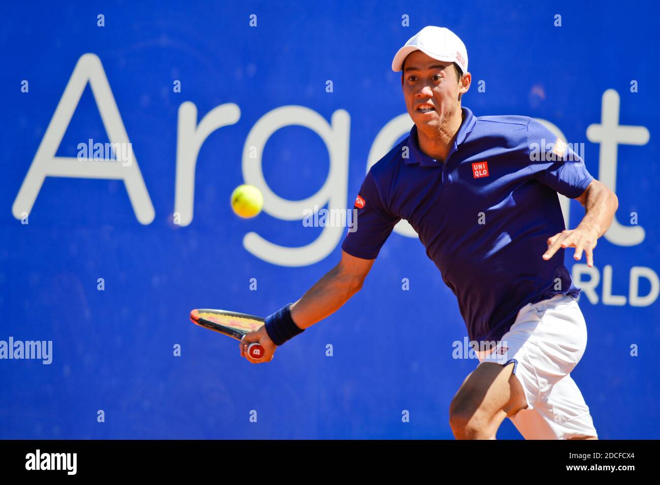 Kei Nishikori (Japon). Argentine Open 2017, Buenos Aires Banque D'Images