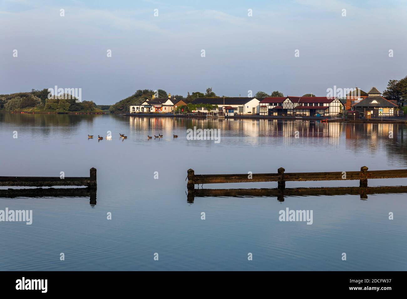 Fairhaven Lake ; Lytham ; Lancashire ; Royaume-Uni Banque D'Images