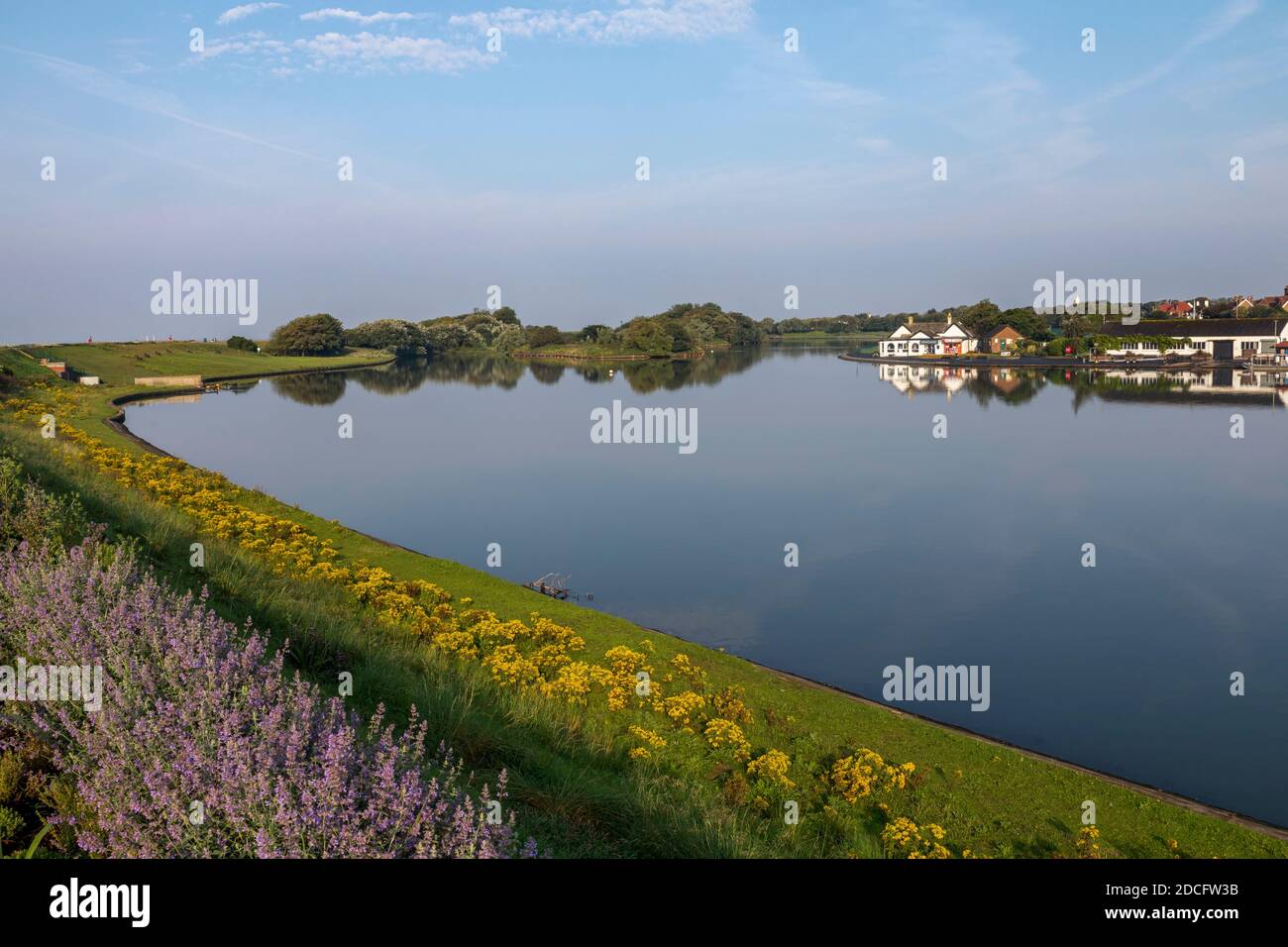 Fairhaven Lake ; Lytham ; Lancashire ; Royaume-Uni Banque D'Images