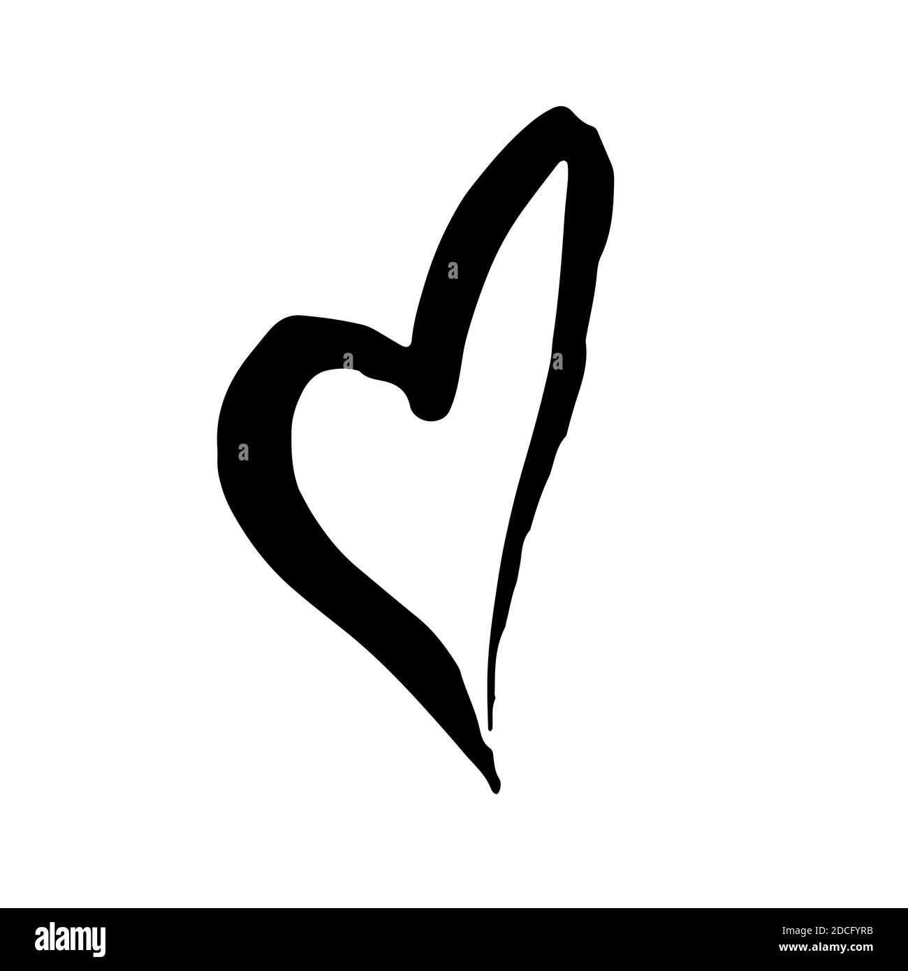Grunge cœur. Valentine day imprimer. Vector illustration. Illustration de Vecteur Grunge cœur. Valentine day imprimer. Vector illustration. Illustration de Vecteur