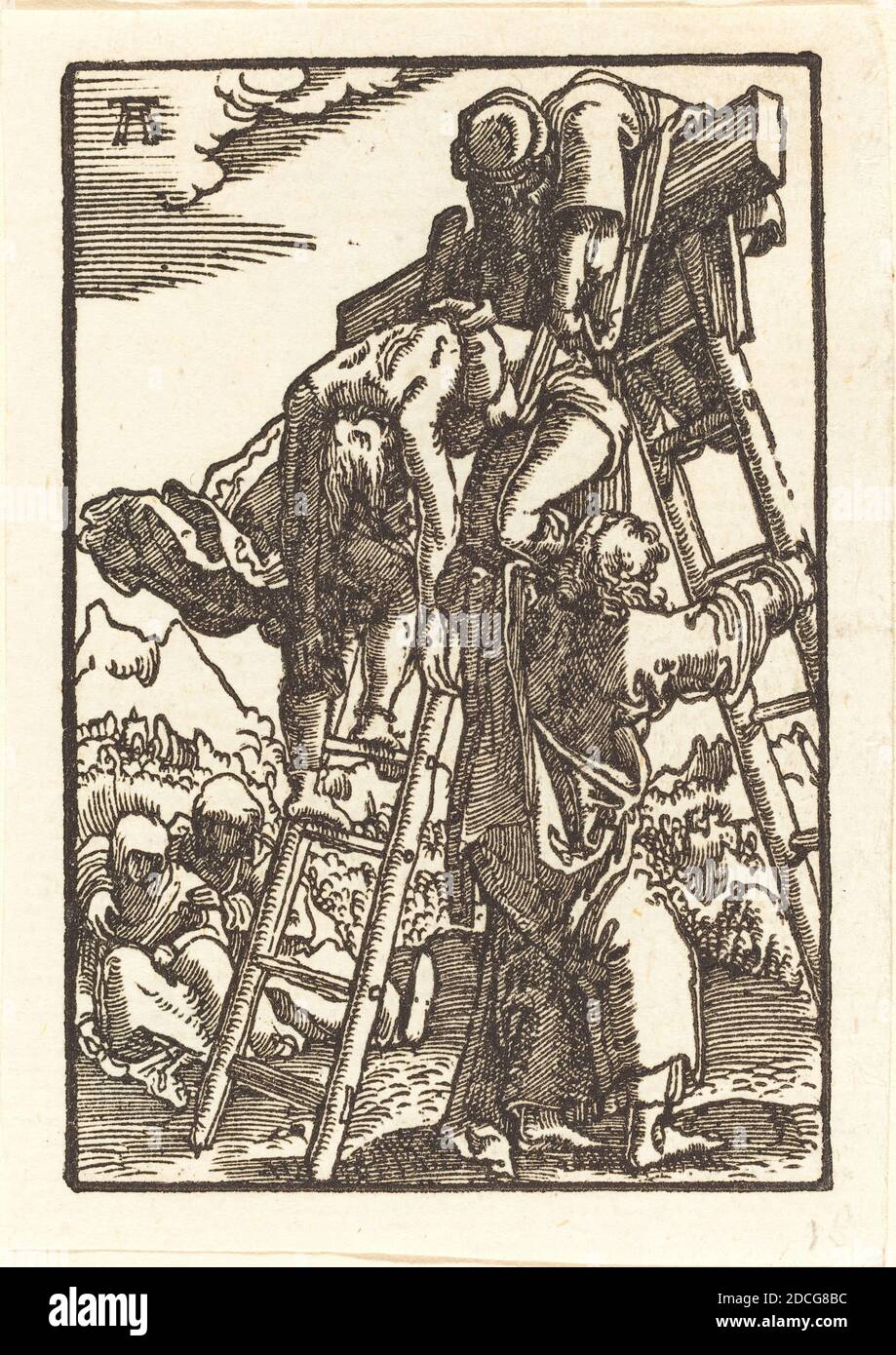 Albrecht Altdorfer, (artiste), Allemand, 1480 ou avant - 1538, Christ pris de la Croix, la chute et la Rédemption de l'Homme, (série), c. 1513, coupe de bois Banque D'Images