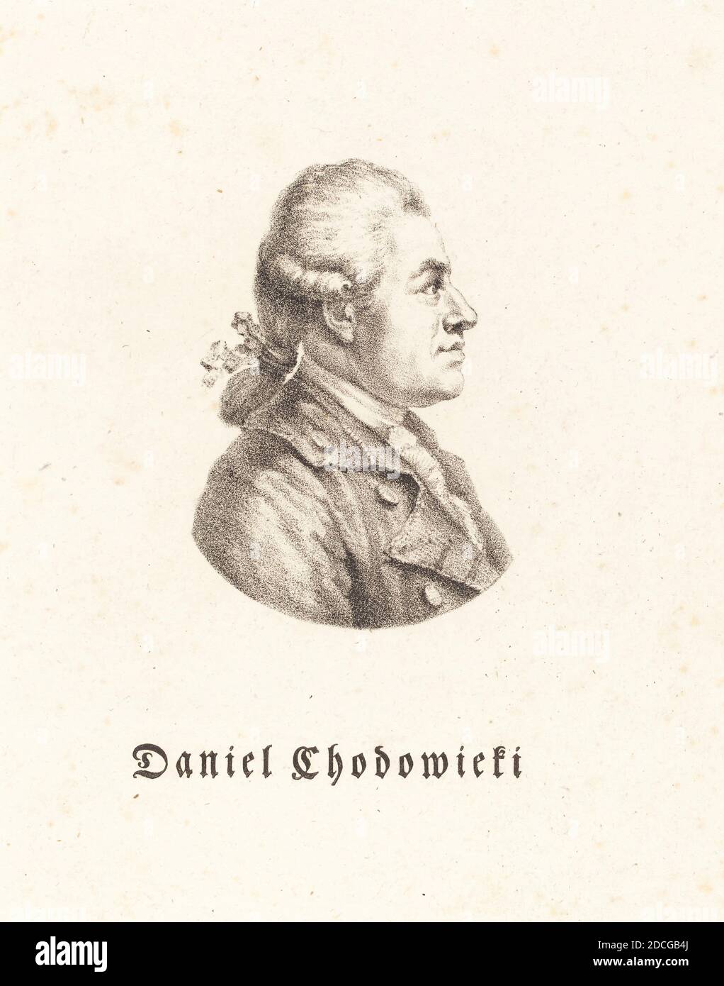 Maximilian Franck, (artiste), allemand, c. 1780 - 1830 ou après, Adrian Zingg, (artiste après), Suisse, 1734 - 1816, Daniel Chodowiecki, c. 1815, lithographie Banque D'Images