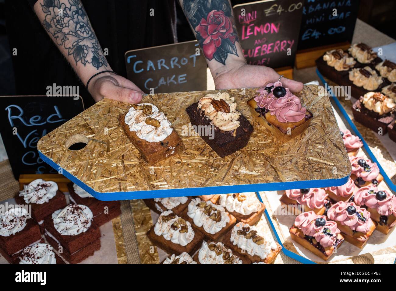 Grande-Bretagne / Angleterre / Londres / Street Food Union Vegan Market Banque D'Images