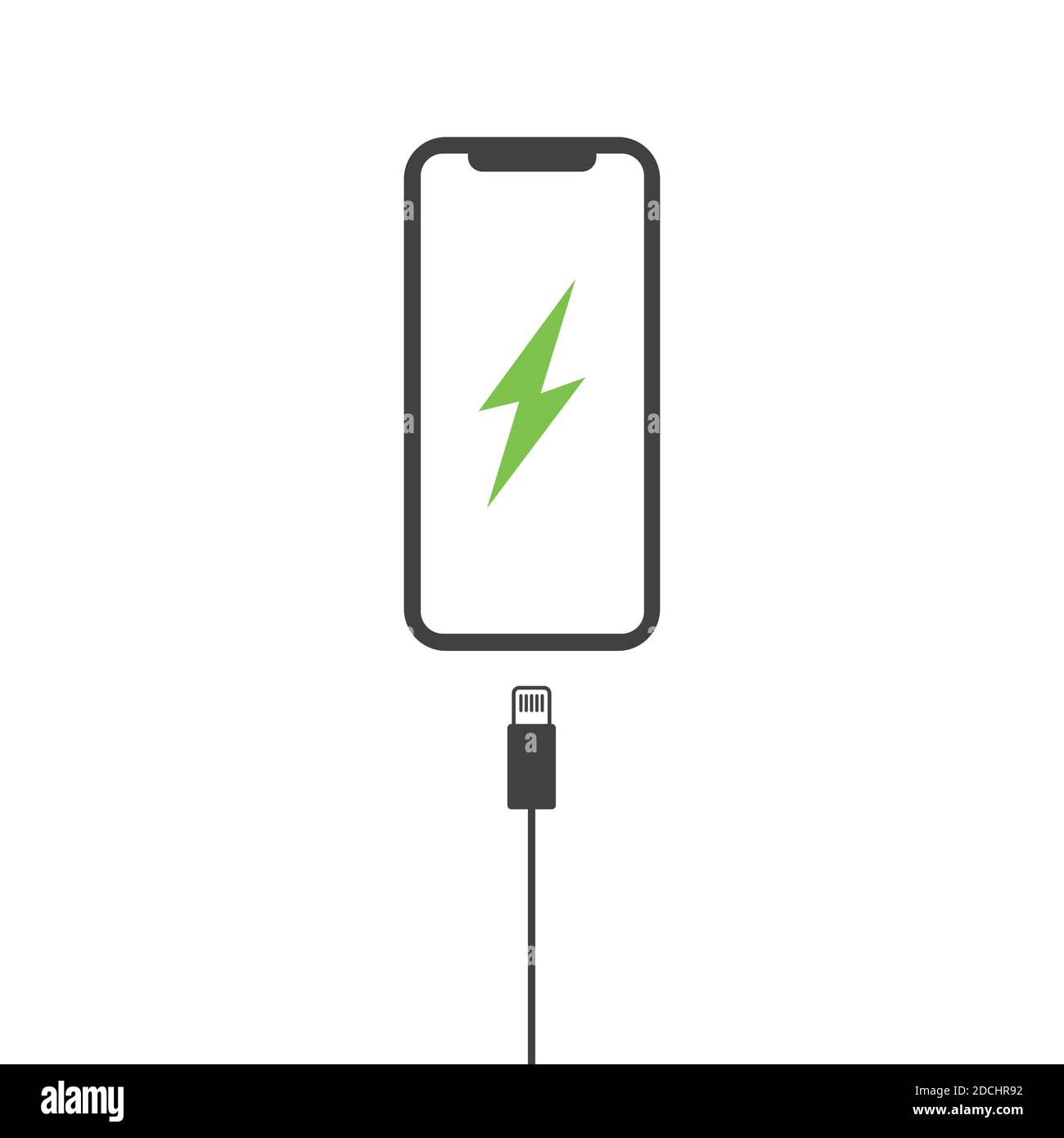 Icône de chargement du téléphone. Illustration vectorielle isolée sur fond blanc Illustration de Vecteur