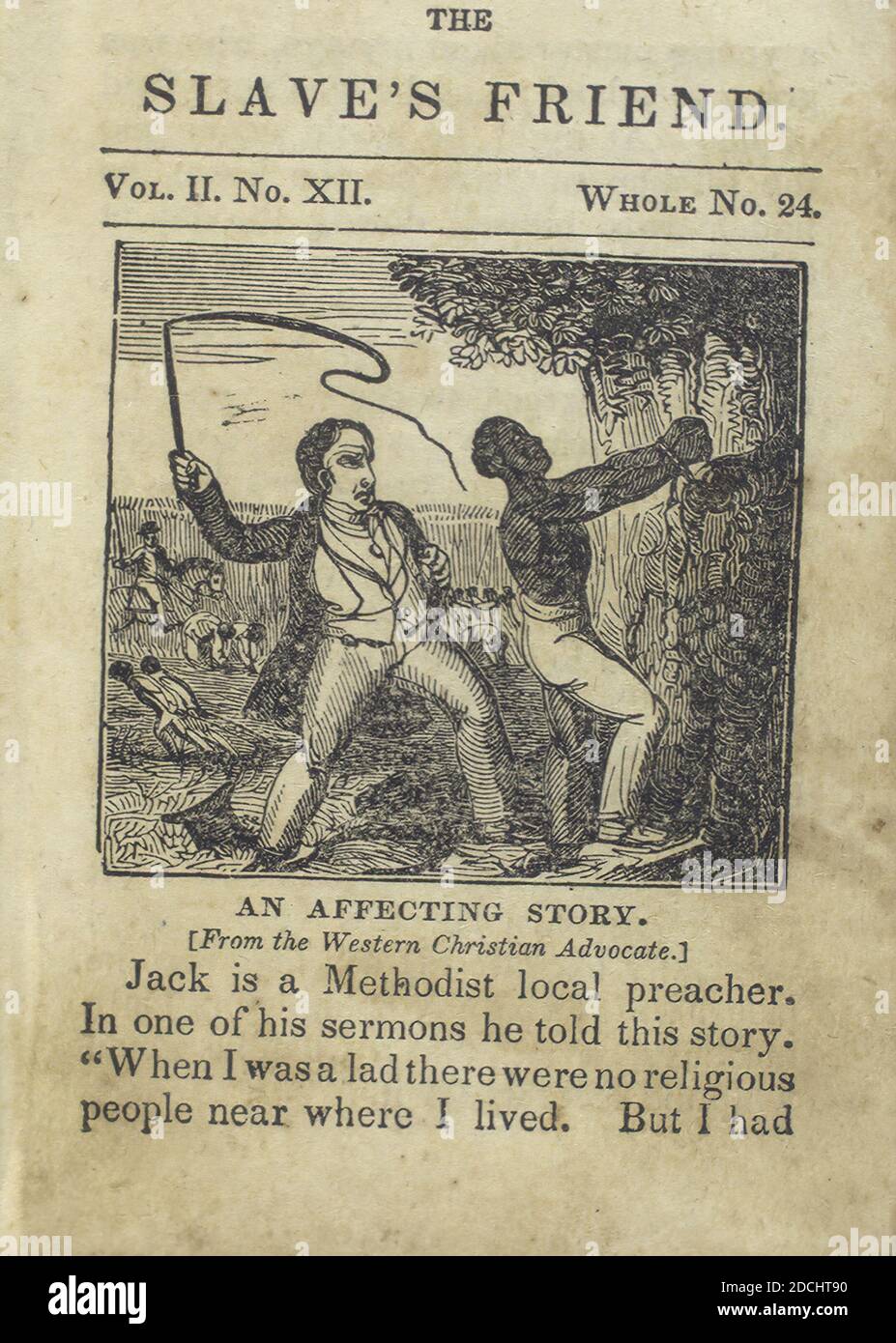 Une histoire qui touche, image fixe, 1837 Banque D'Images