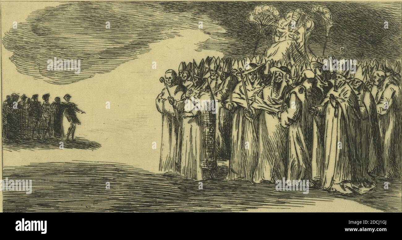 Papegaut, cardingaux, euesgaux, monagaux, livre V, ch. III., image fixe, estampes, 1872, Rabelais, François (ca. 1490-1553 Banque D'Images