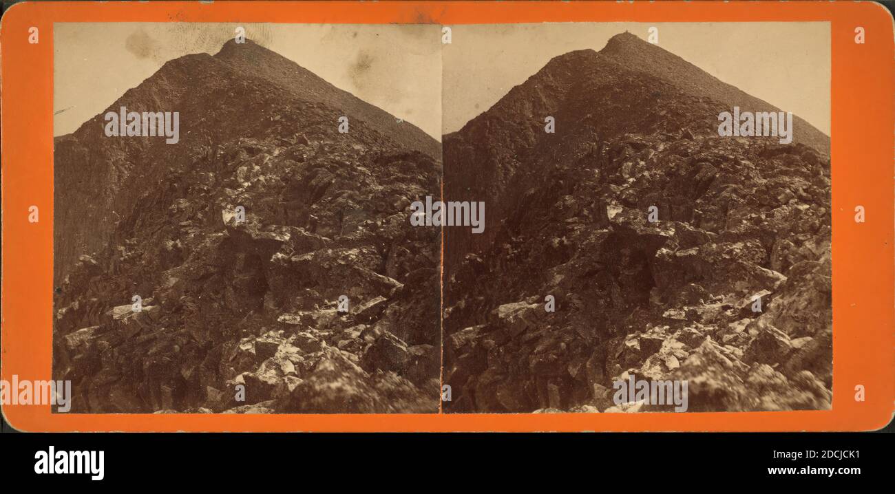 The Summit., image fixe, stéréographes, 1850 - 1930, Hinds, A. L. (fl. 1870-1879 Banque D'Images